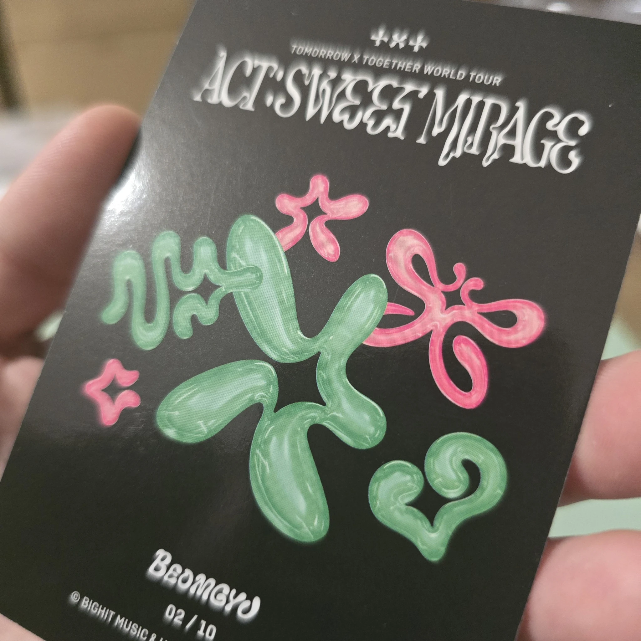 TOMORROW X TOGETHER Beomgyu TOMORROW X TOGETHER - Beomgyu - ACT:SWEET MIRAGE Event mini photocard listing photo 3