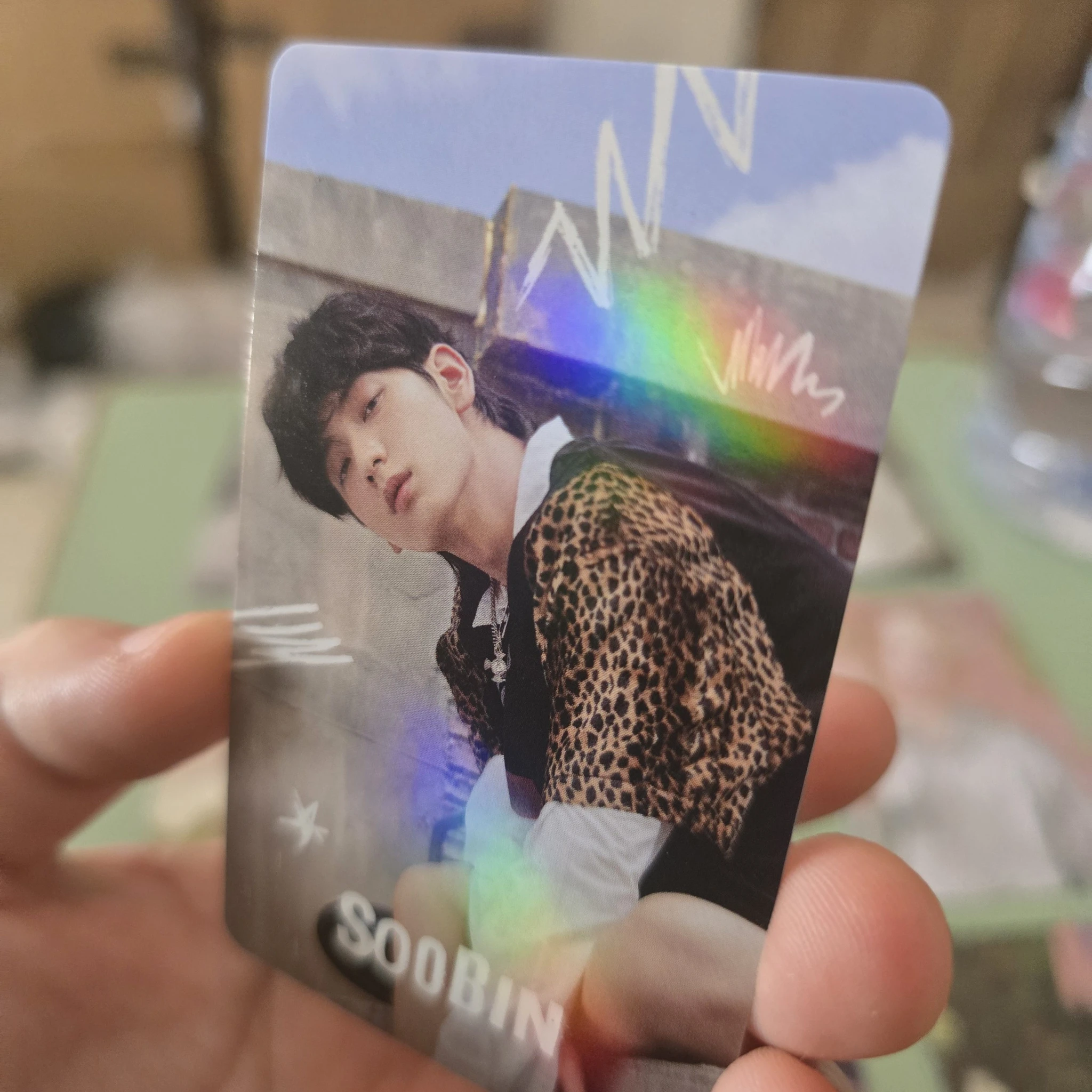TOMORROW X TOGETHER Soobin TOMORROW X TOGETHER - Soobin - The Name Chapter: Freefall Album pob (pre-order benefit) weverse japan shop (wvj) standard version holographic (hologram) listing photo 3