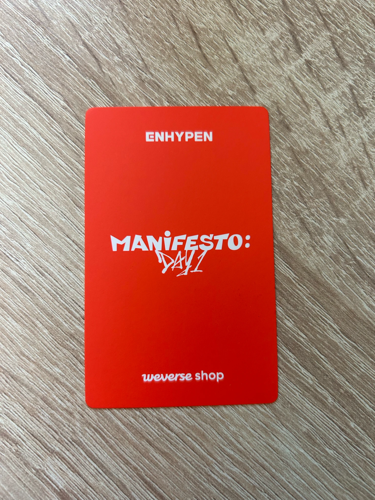 ENHYPEN Jake ENHYPEN - Jake - MANIFESTO: DAY 1 Album album photocard listing photo 3