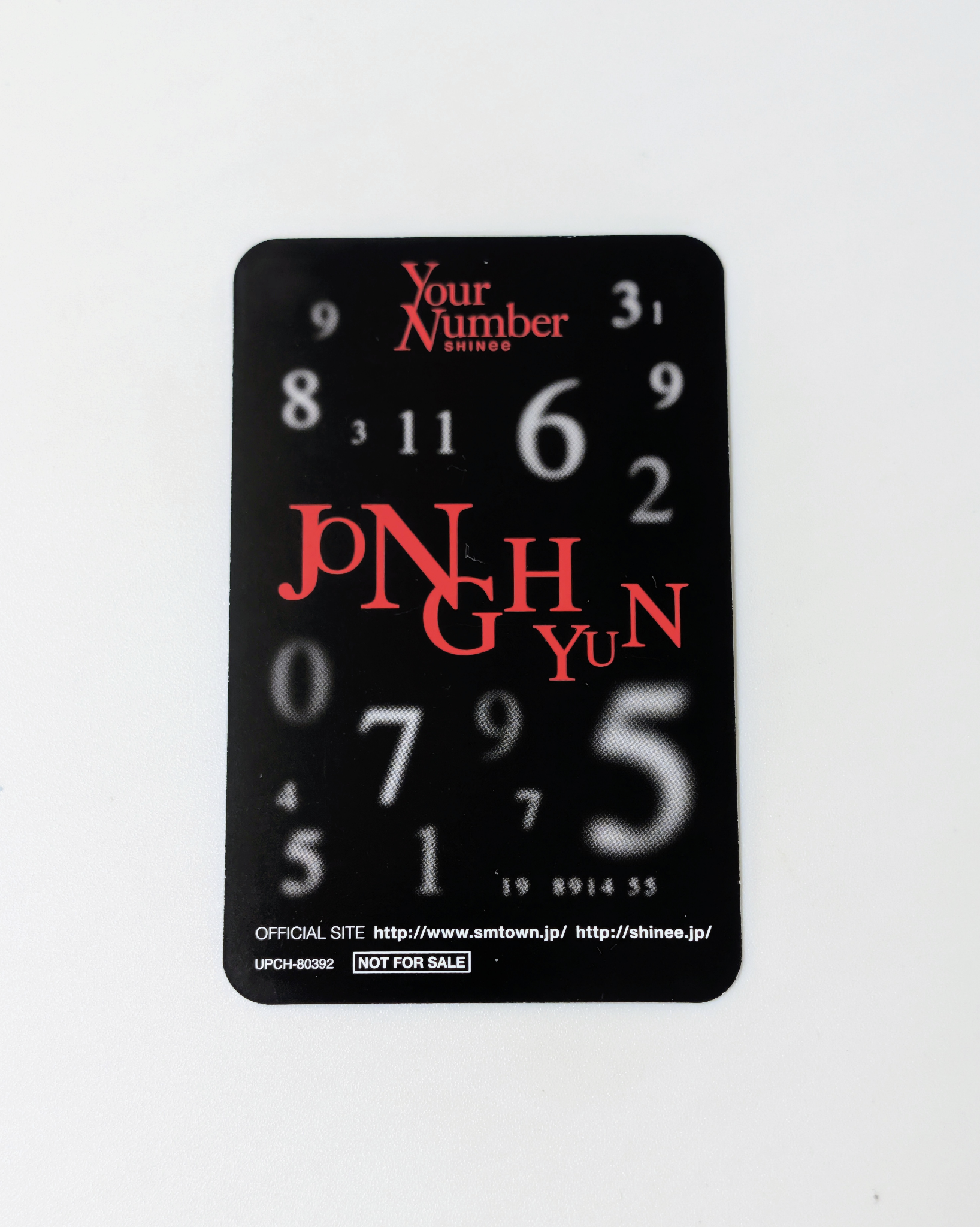 SHINee Jonghyun SHINee - Jonghyun - Your Number Album album photocard japanese album listing photo 3