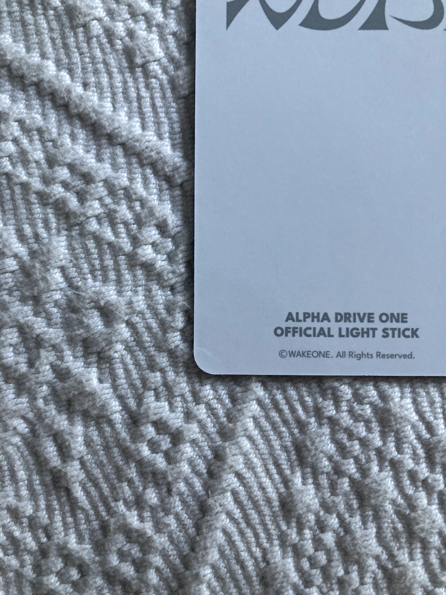 ALPHA DRIVE ONE Xinlong ALPHA DRIVE ONE - Xinlong - Alpha Drive One Official Light Stick Other merch photocard listing photo 3