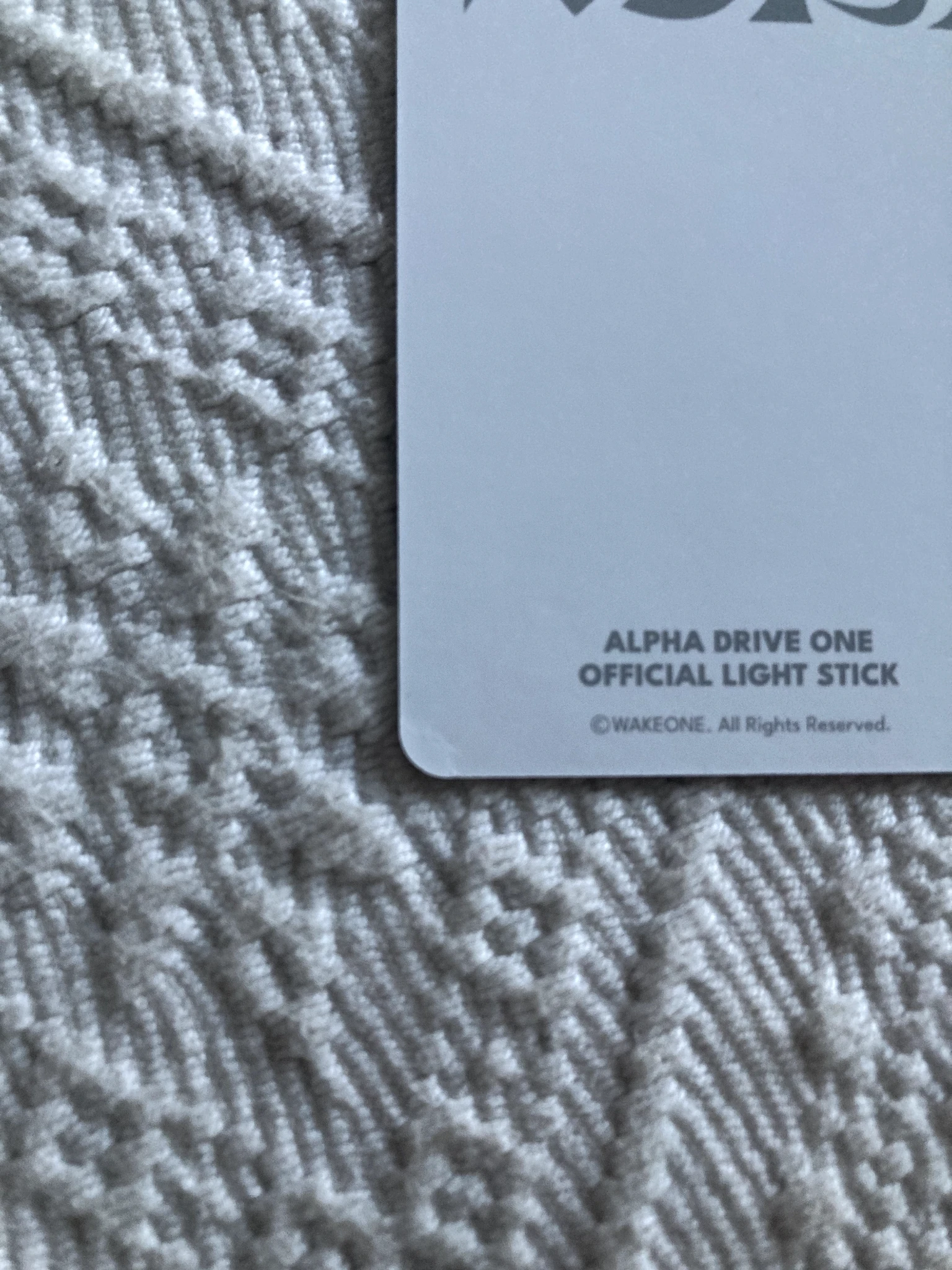 ALPHA DRIVE ONE Anxin ALPHA DRIVE ONE - Anxin - Alpha Drive One Official Light Stick Other merch photocard listing photo 3
