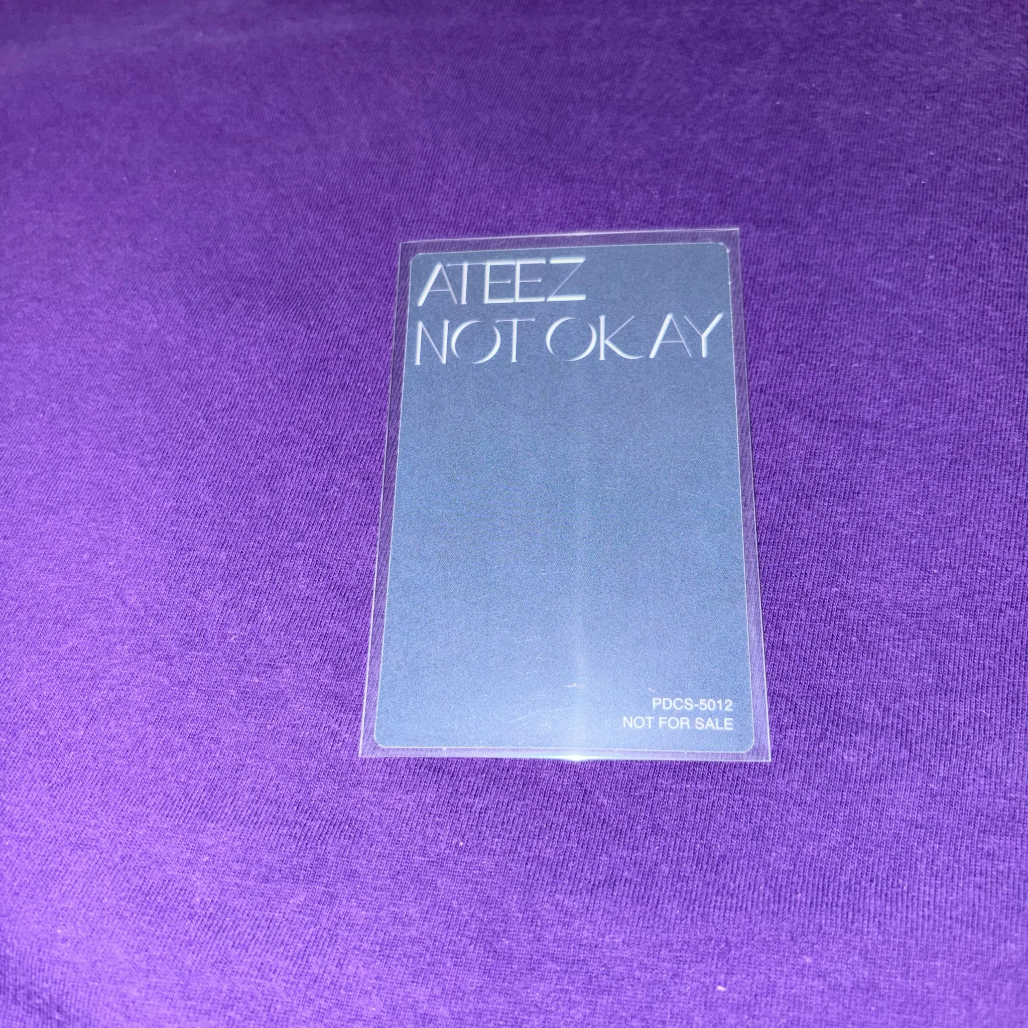 ATEEZ Wooyoung ATEEZ - Wooyoung - NOT OKAY Album solo version listing photo 2