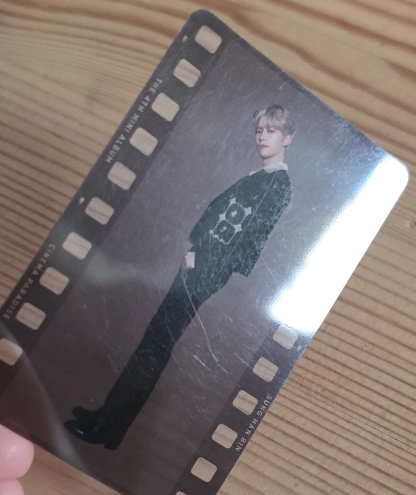ZEROBASEONE Hanbin ZEROBASEONE - Hanbin - Cinema Paradise Album album photocard nemo version transparent/translucent film version listing photo 3