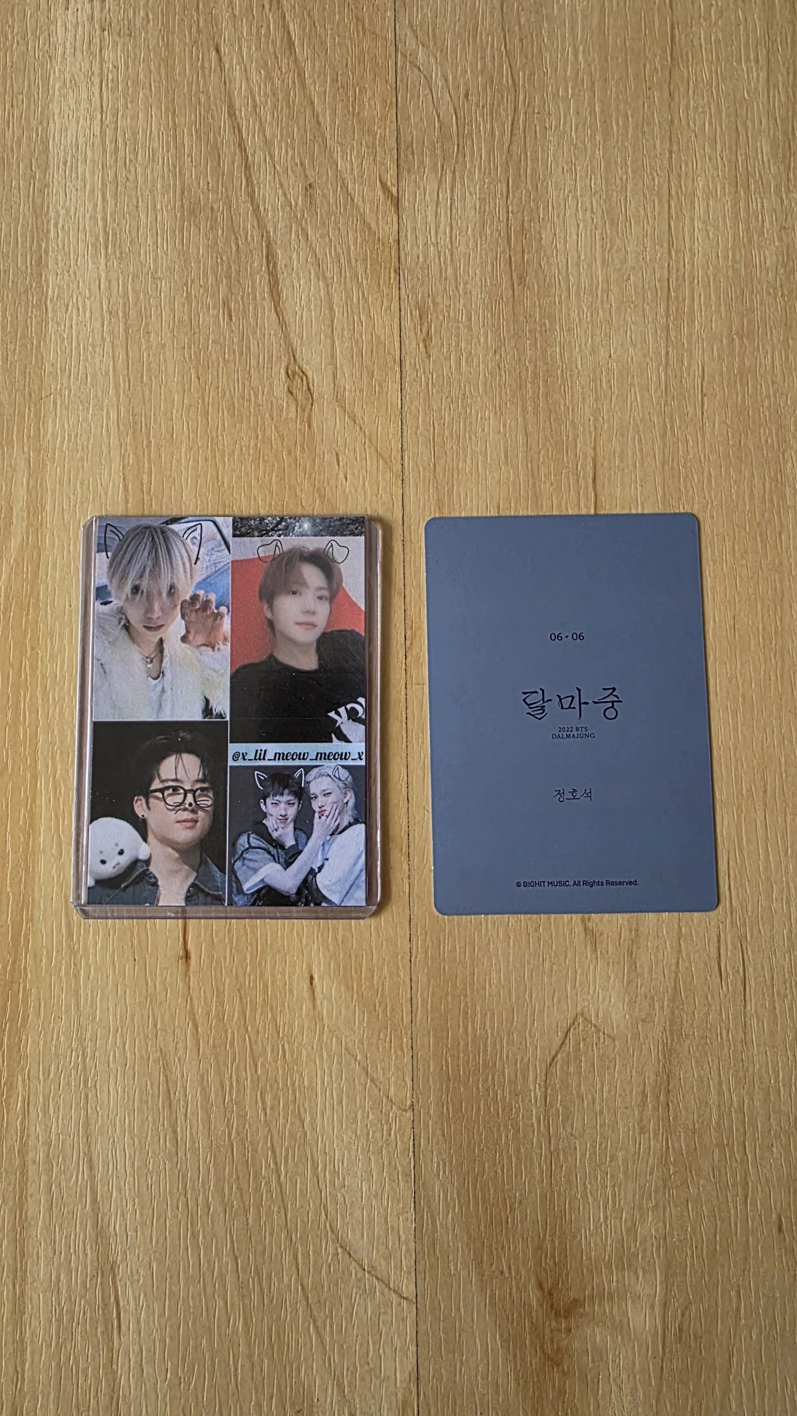 BTS j-hope BTS - j-hope - Dalmajung 2022 Other merch photocard photocard set mini photocard 6/6 listing photo 3