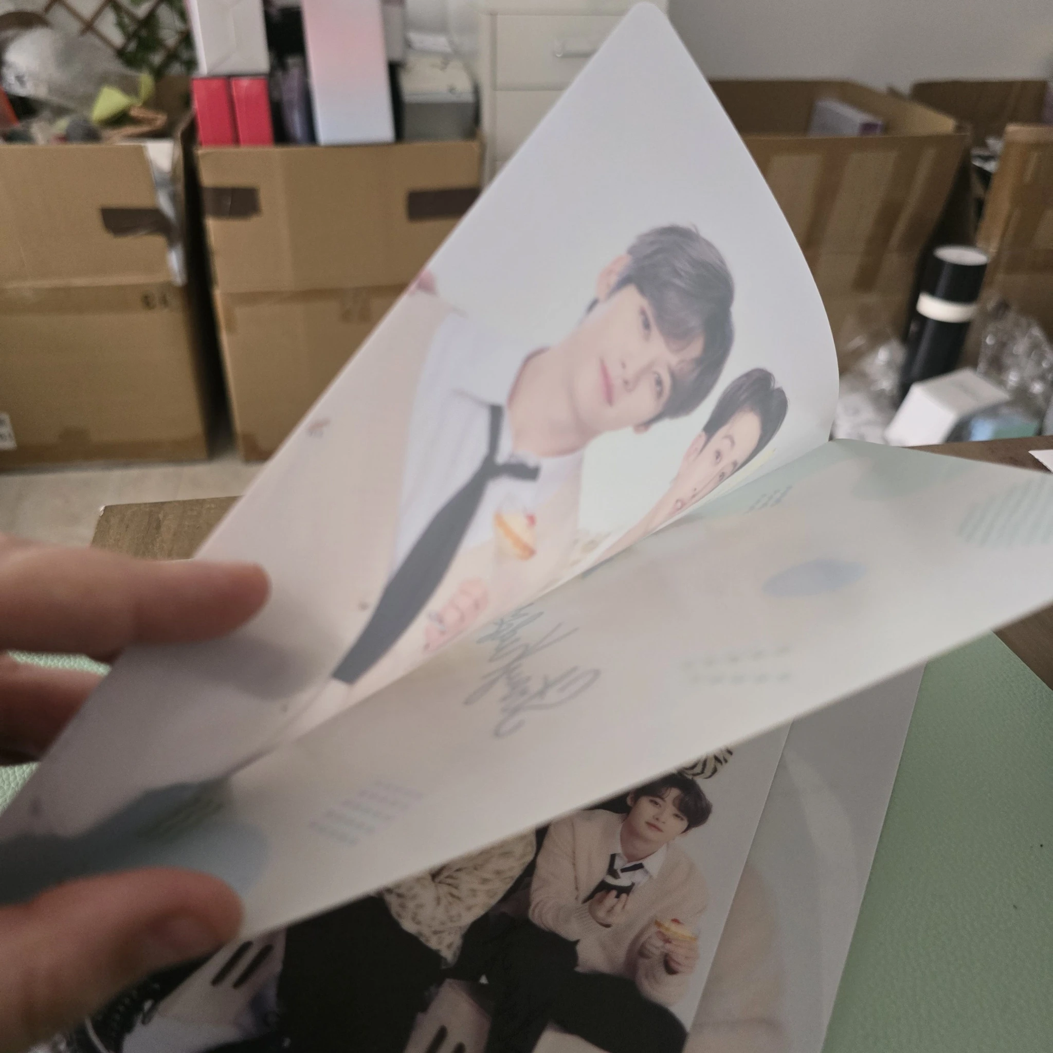 Stray Kids Stray Kids - Bang Chan & Lee Know - Stray Kids x Family Mart Other brand collaboration 2023 version clear file listing photo 3