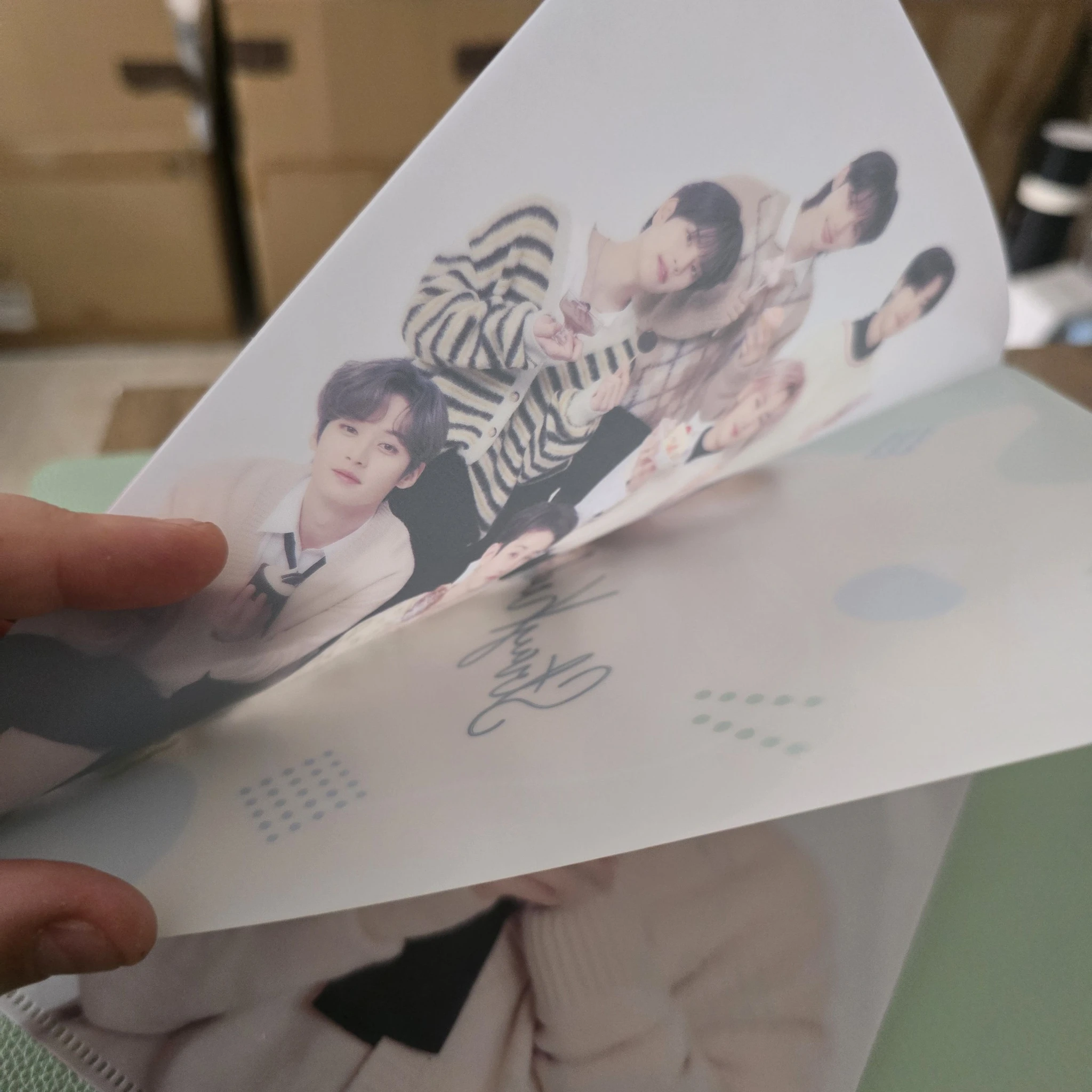 Stray Kids Stray Kids - Other 2023 version brand collaboration clear file/l-holder familymart listing photo 3