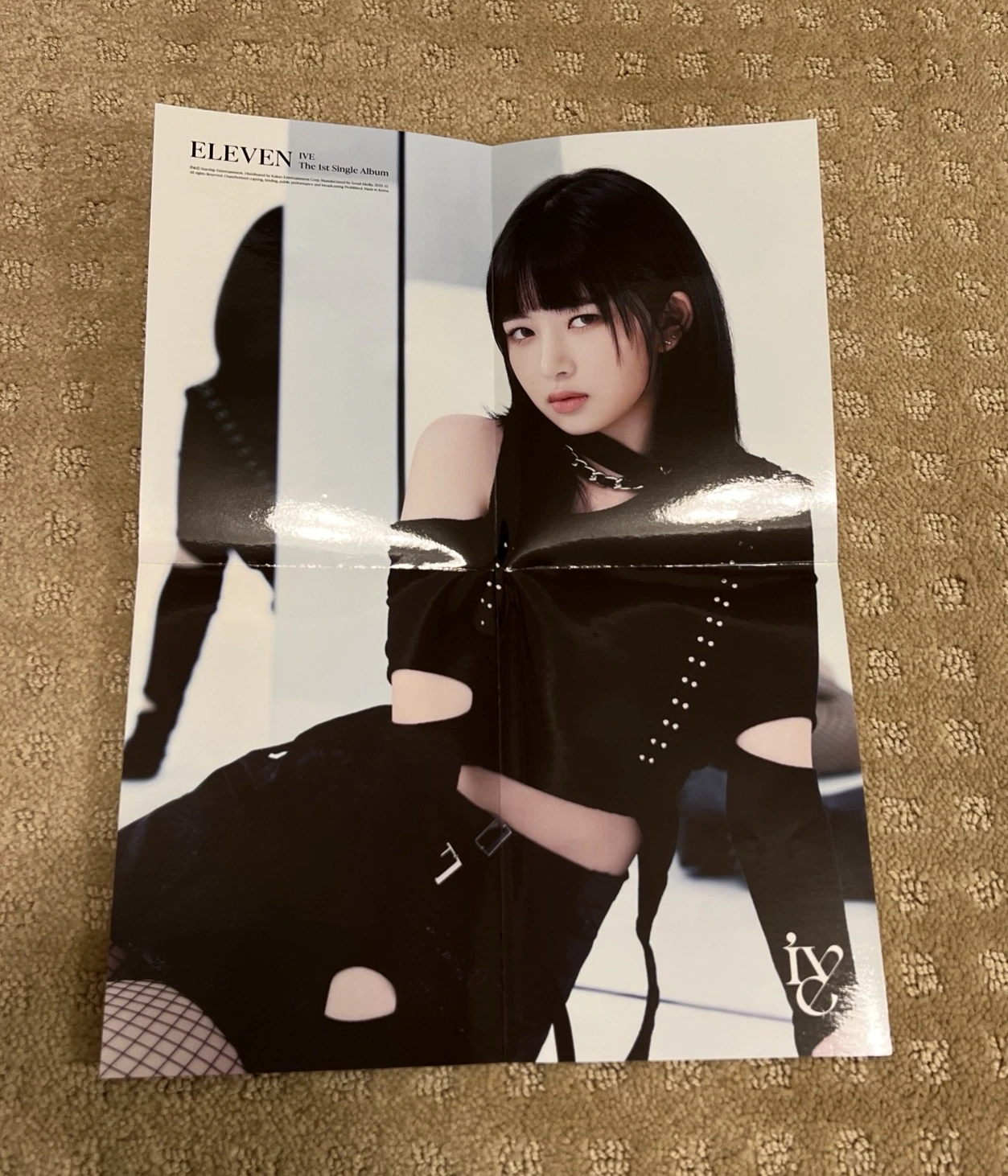 IVE Rei IVE - Rei - ELEVEN Album folded poster album inclusion listing photo 3