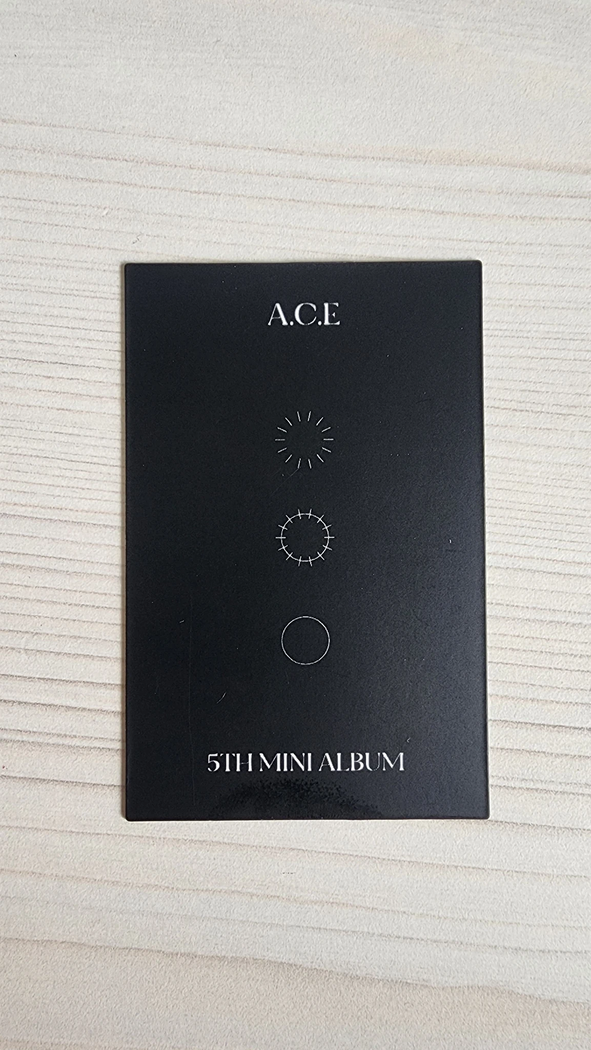 A.C.E Lee Jiham A.C.E - Lee Jiham - SIREN : DAWN Album lenticular album photocard listing photo 3