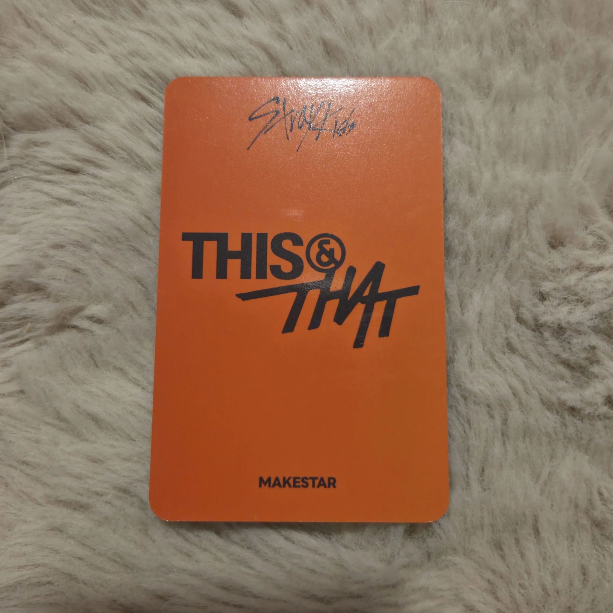 Stray Kids I.N Stray Kids - I.N - This & That Album pob (pre-order benefit) makestar holographic (hologram) listing photo 3