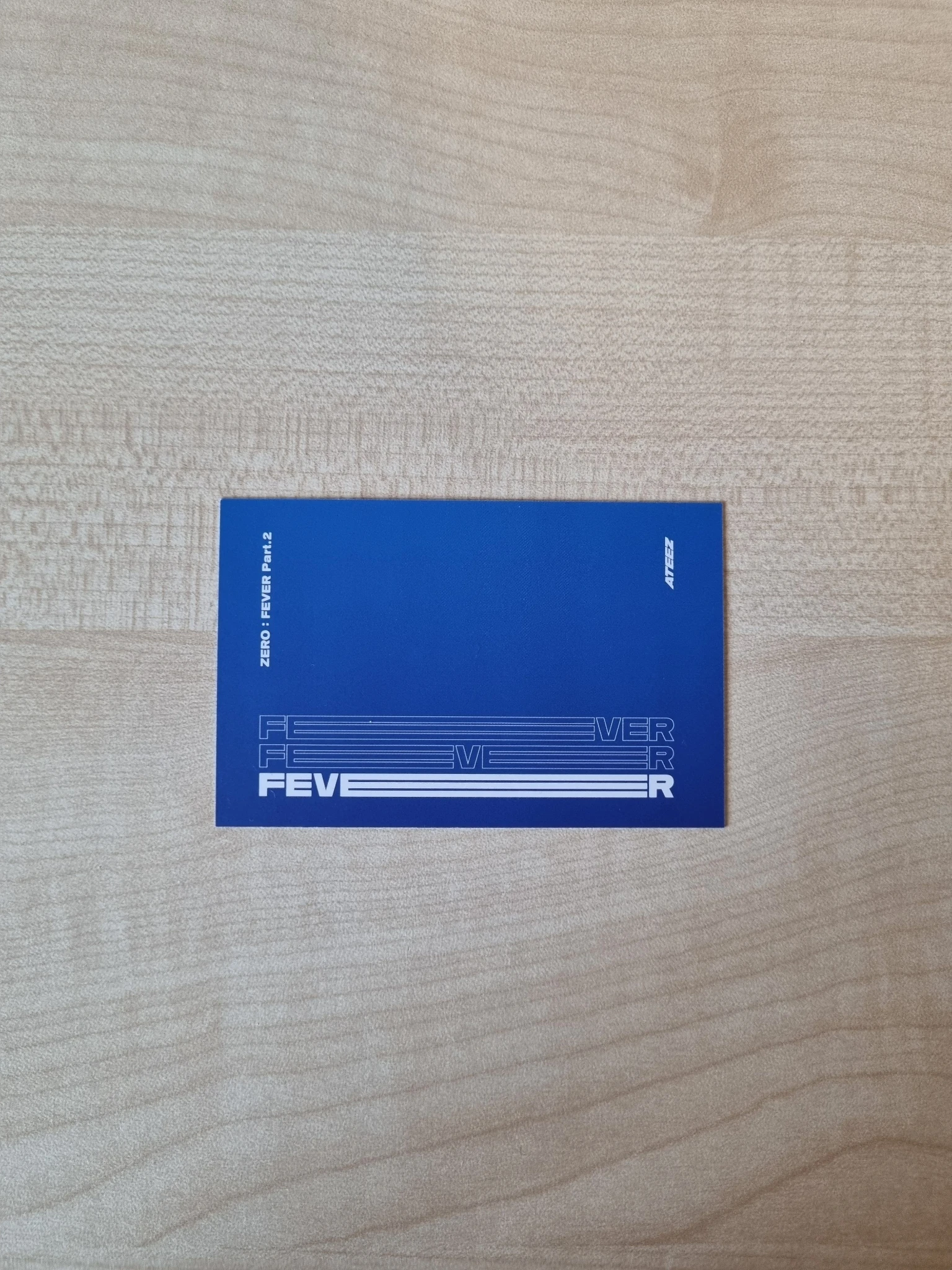 ATEEZ ATEEZ - ZERO : FEVER Part.2 Album Z version album photocard image card listing photo 3