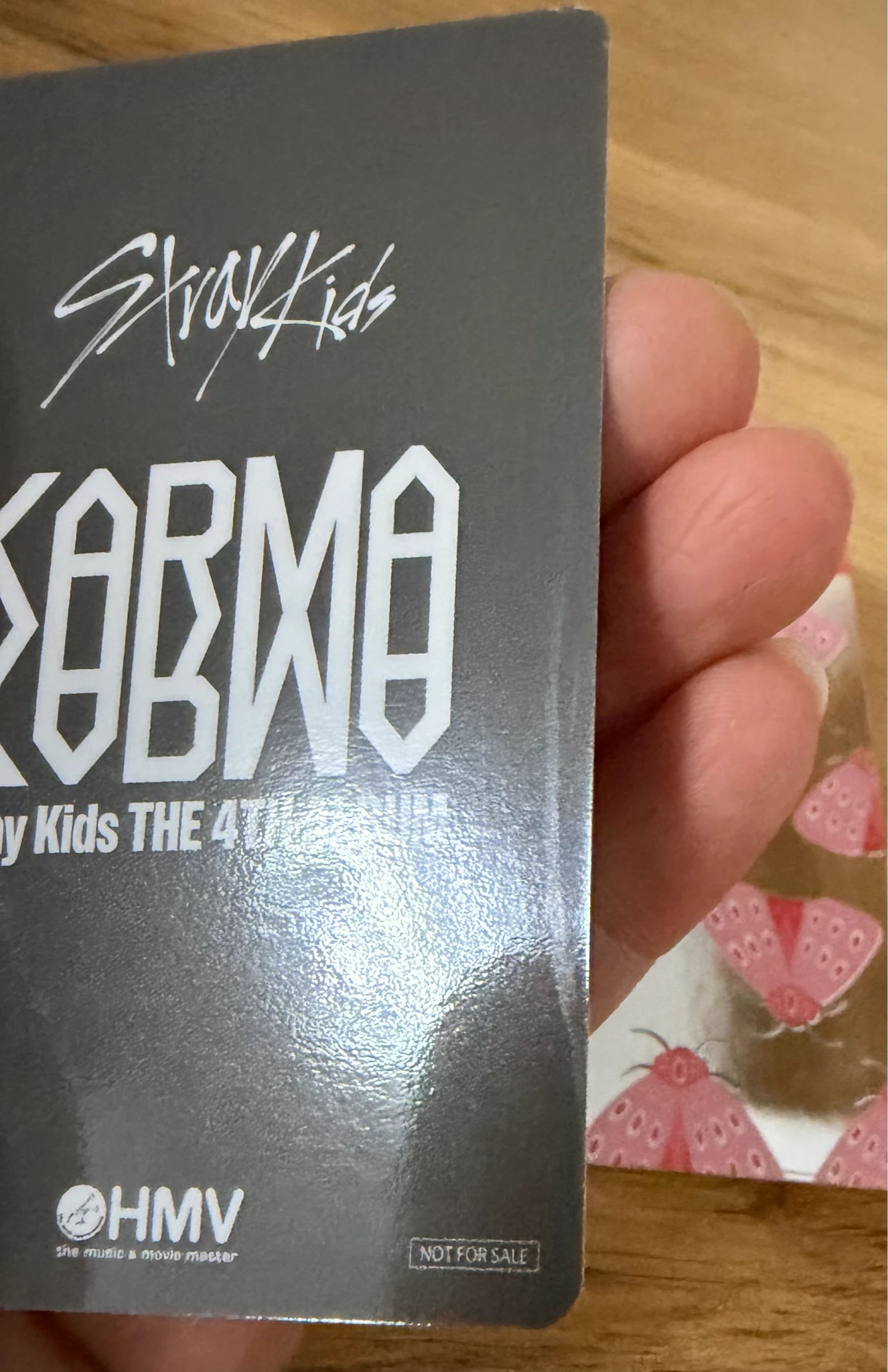 Stray Kids Seungmin Stray Kids - Seungmin - KARMA Album pre-order benefit (pob) hmv A version listing photo 3