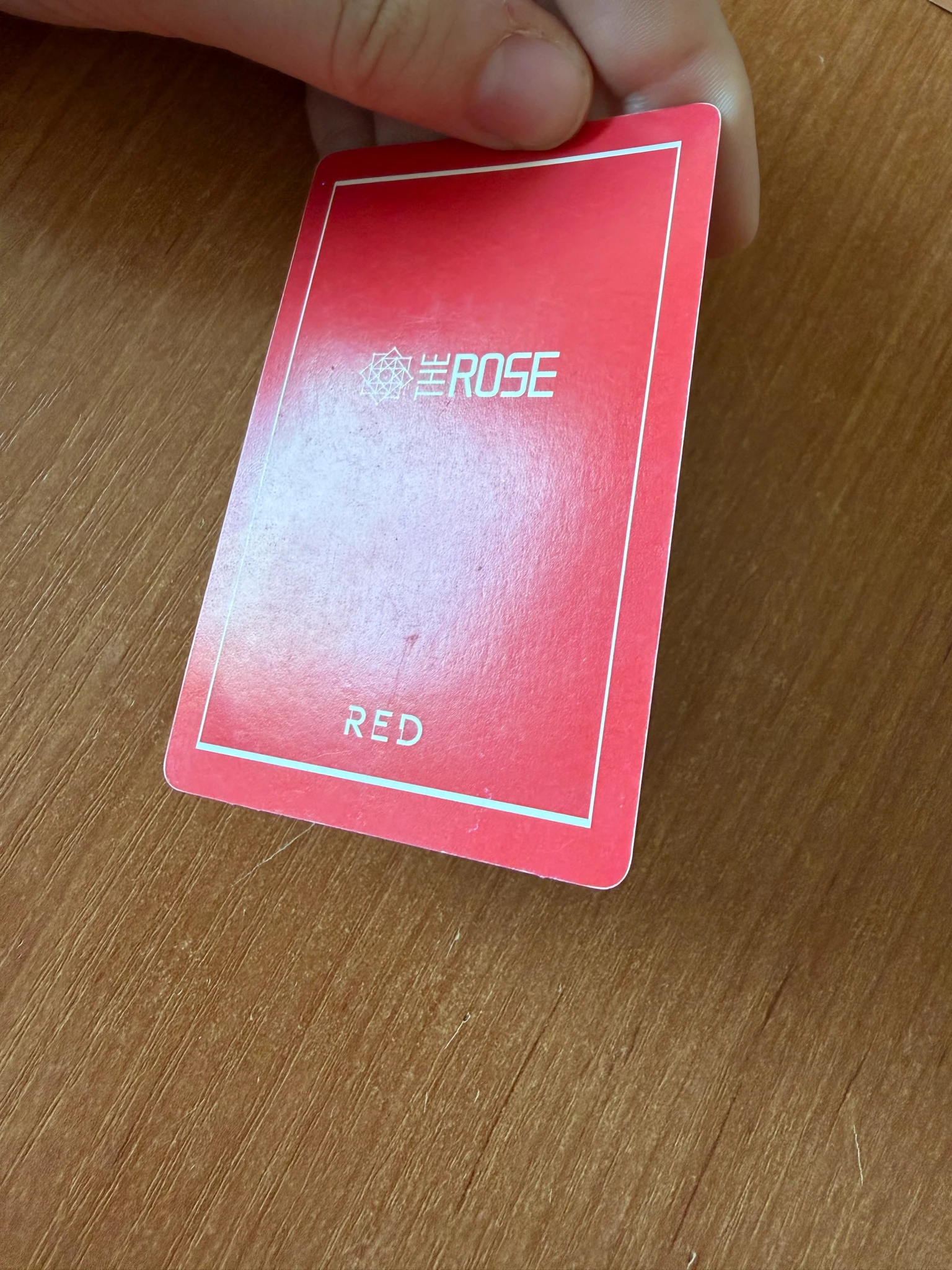 The Rose Woosung The Rose - Woosung - Red Album album photocard listing photo 3