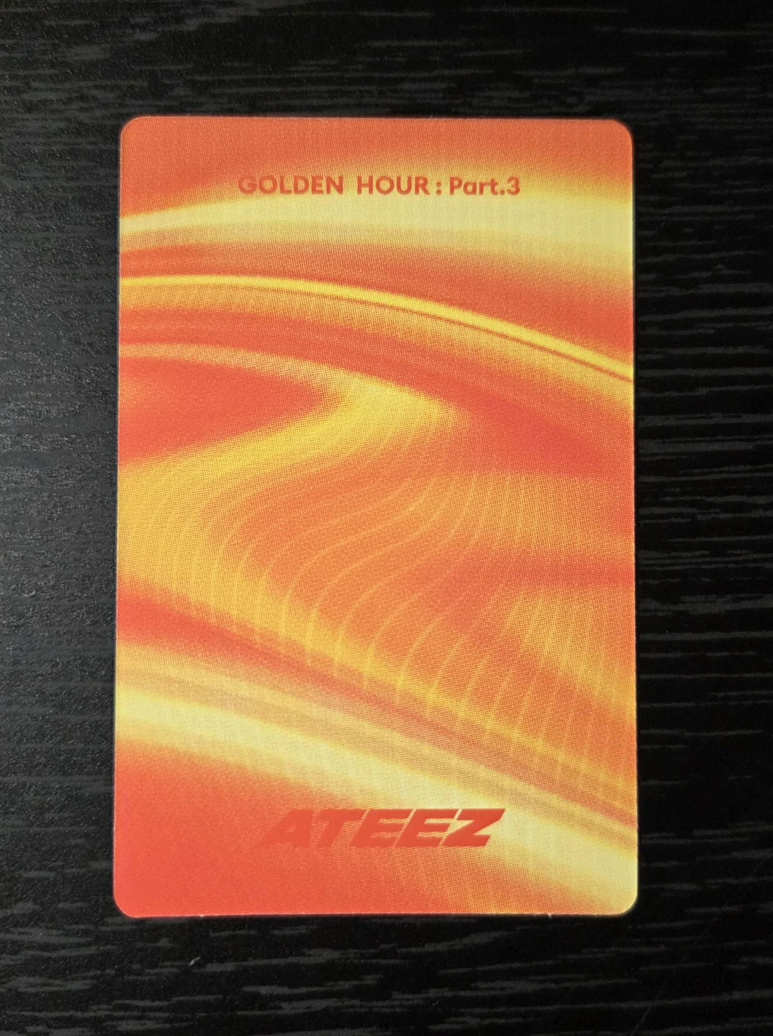 ATEEZ Yeosang ATEEZ - Yeosang - Golden Hour : Part.3 Album poca album listing photo 3