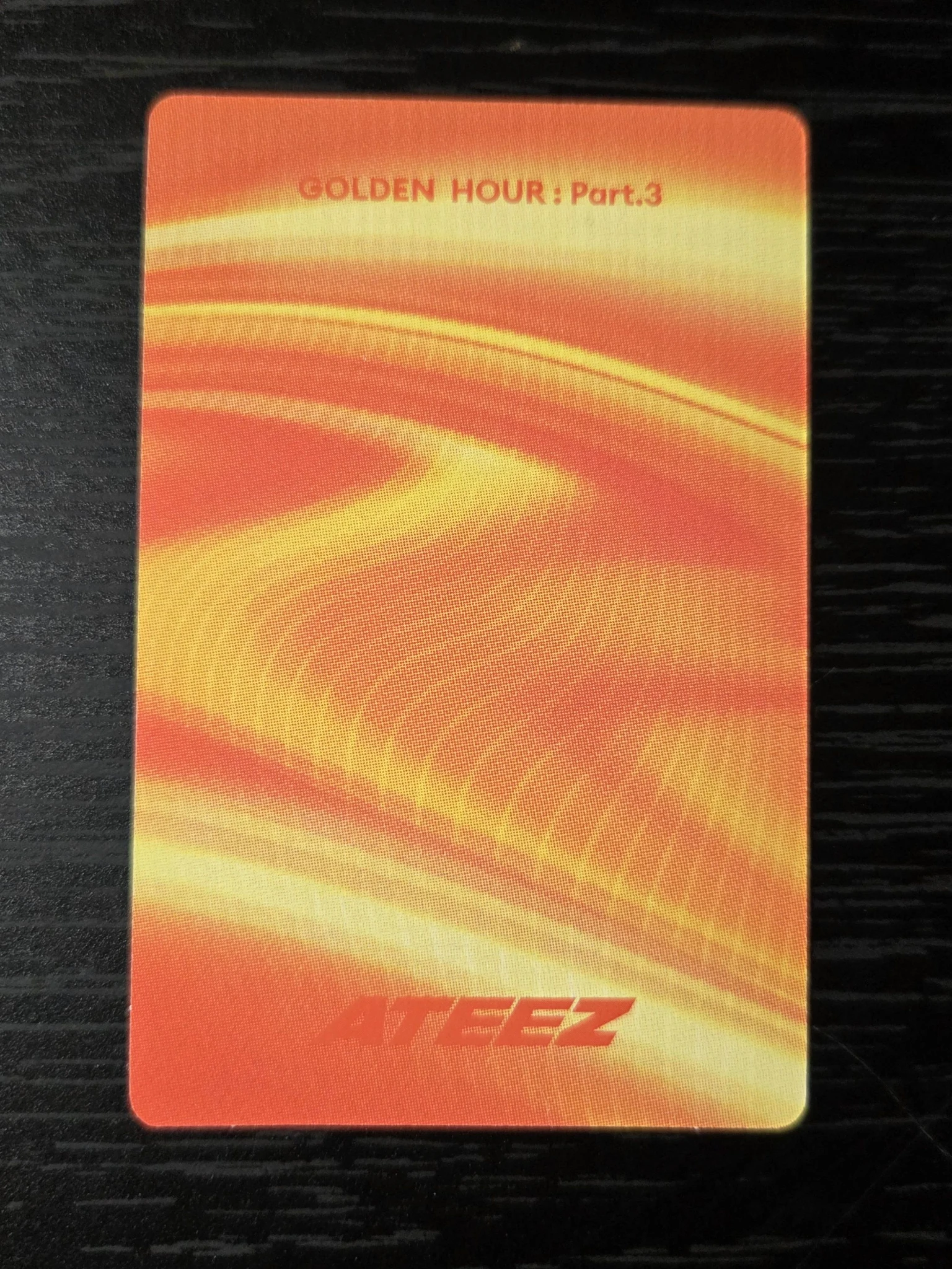 ATEEZ Seonghwa ATEEZ - Seonghwa - Golden Hour : Part.3 Album image card version 1 poca album album photocard listing photo 3