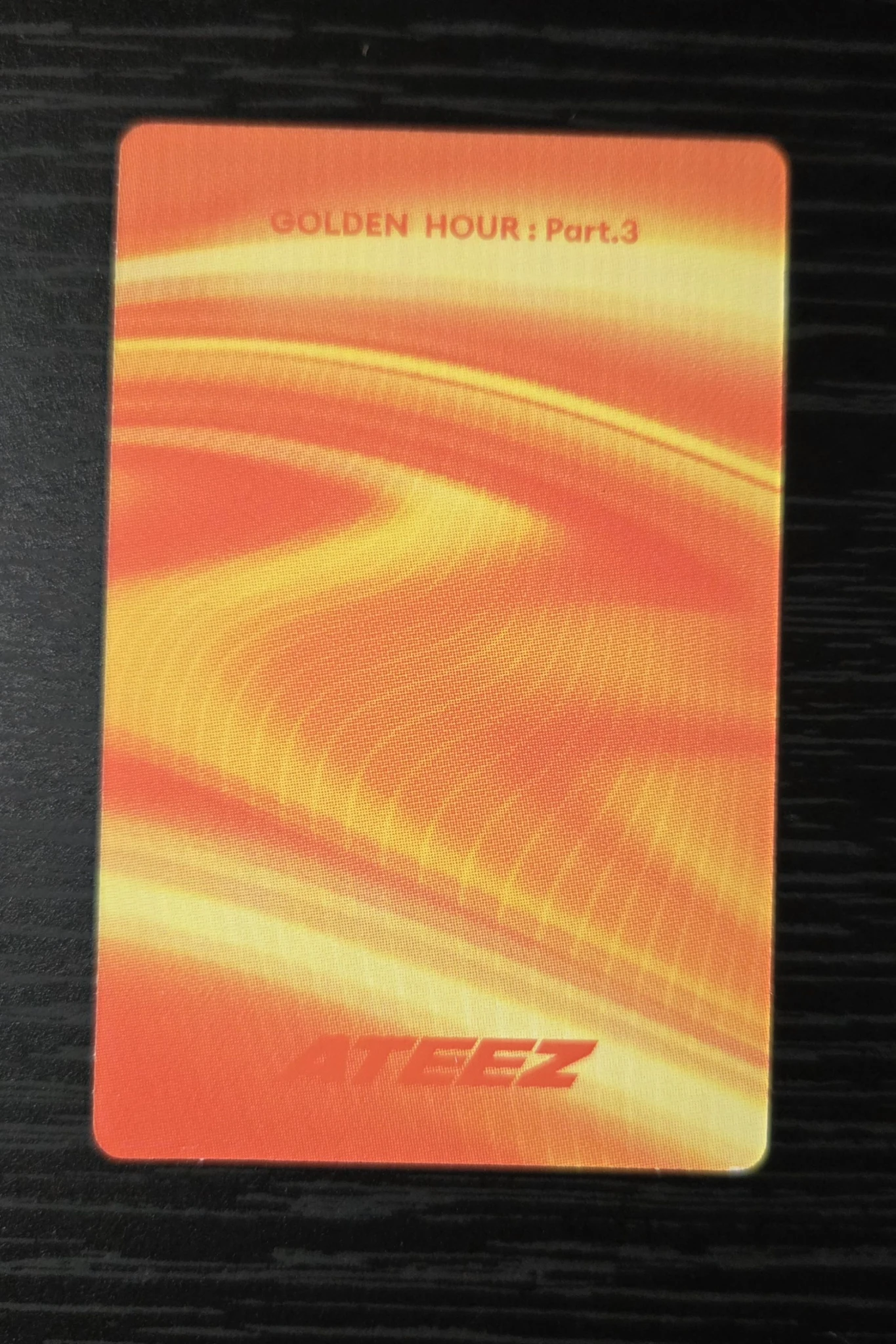 ATEEZ Seonghwa ATEEZ - Seonghwa - Golden Hour : Part.3 Album poca album image card 2 listing photo 3