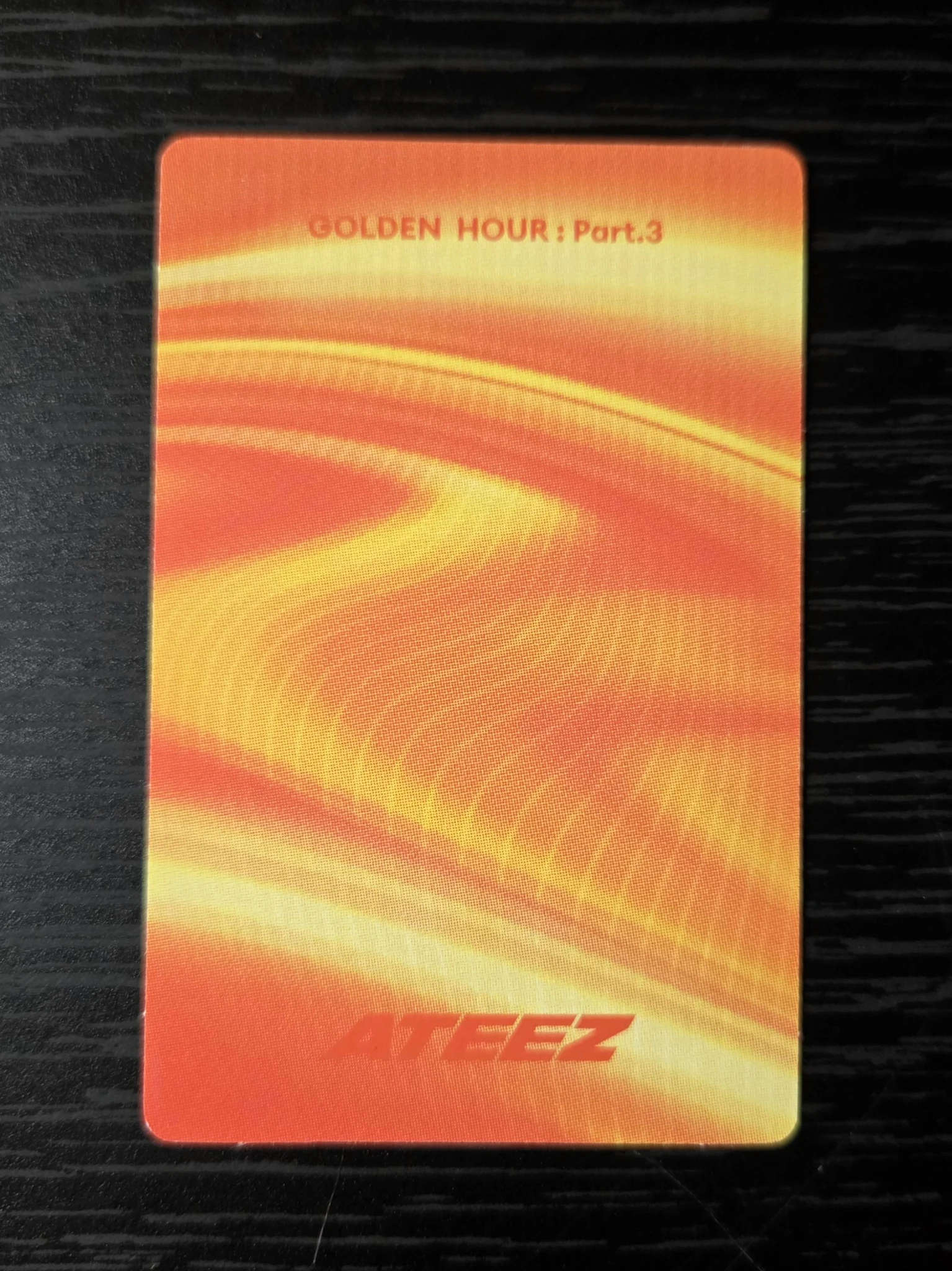 ATEEZ Hongjoong ATEEZ - Hongjoong - Golden Hour : Part.3 Album poca album image card ver 1 listing photo 3