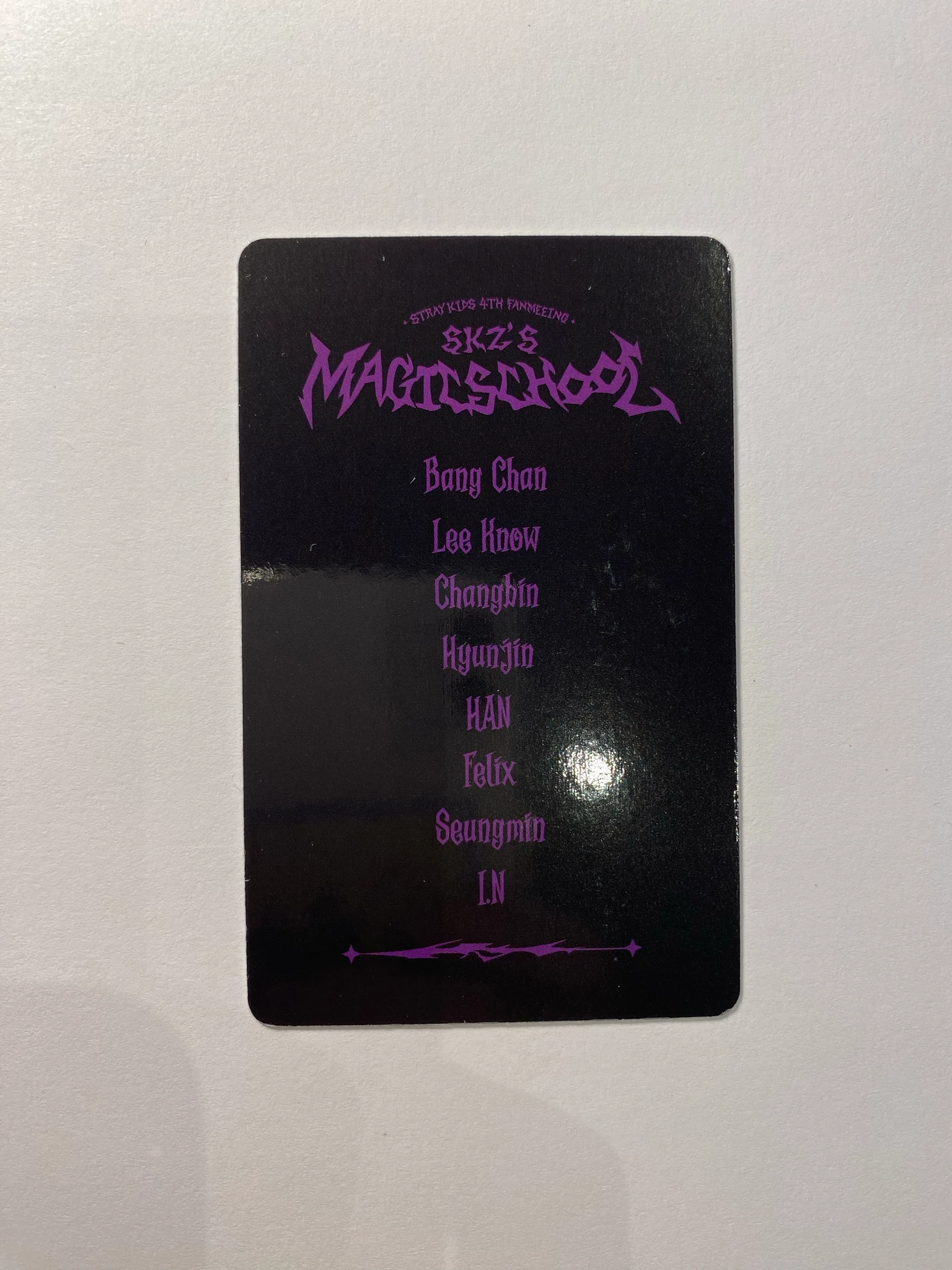 Stray Kids Lee Know Stray Kids - Lee Know - 4th Fanmeeting- SKZ's Magic School Event pre-order benefit jyp shop listing photo 3
