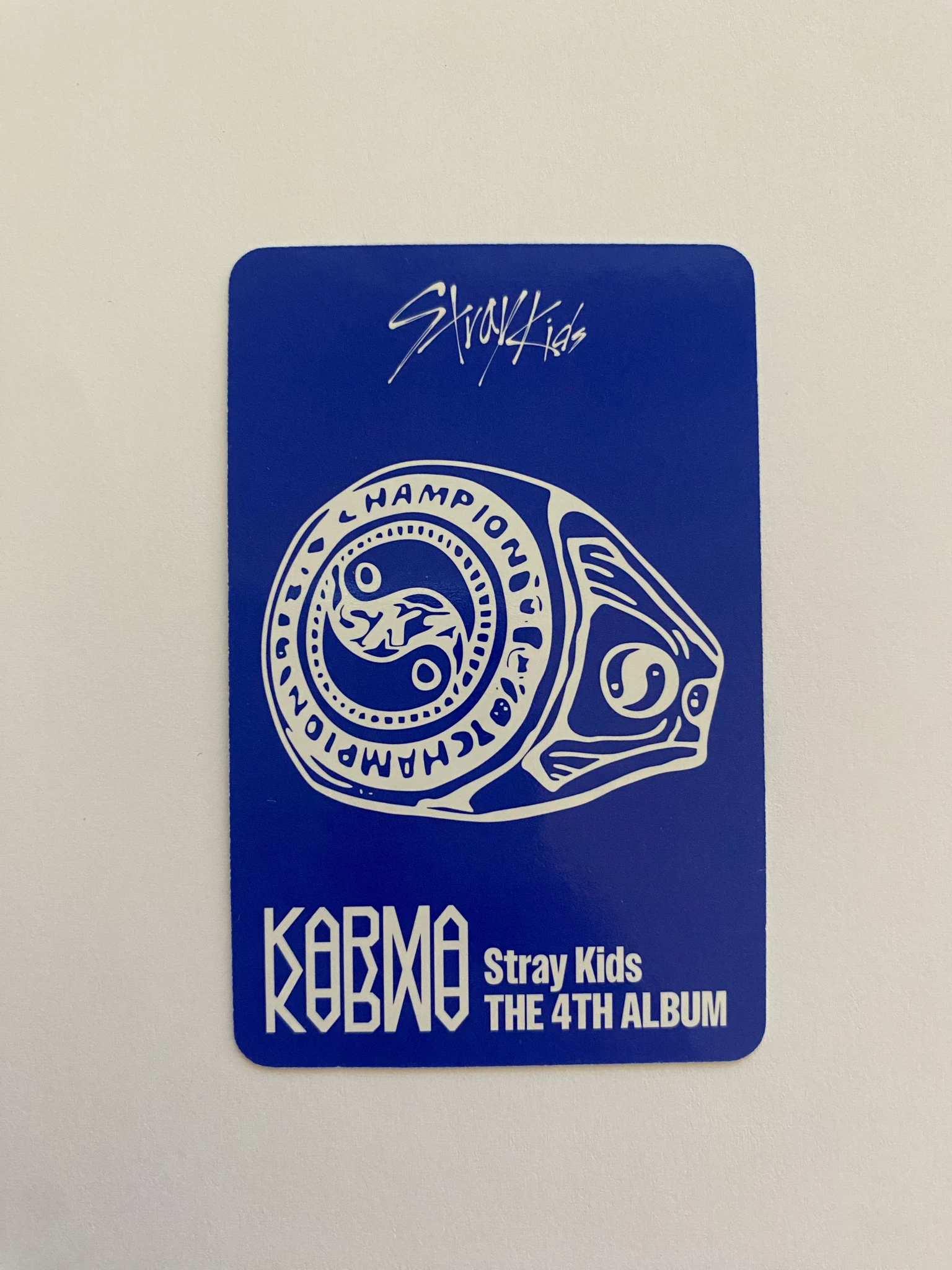 Stray Kids Bang Chan Stray Kids - Bang Chan - KARMA Album album photocard accordion version first press only listing photo 3