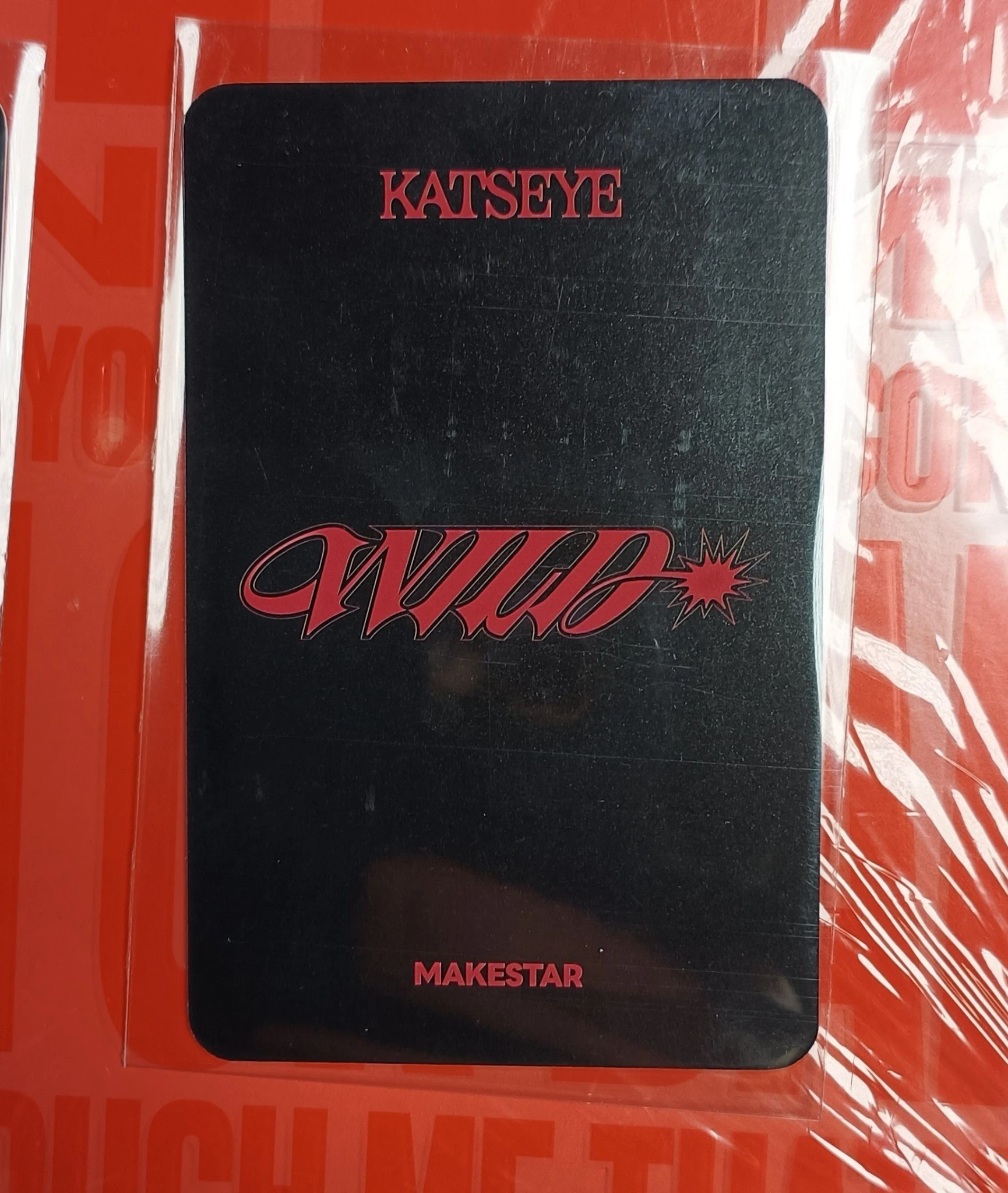 KATSEYE Megan KATSEYE - Megan - WILD Album pob (pre-order benefit) makestar listing photo 3