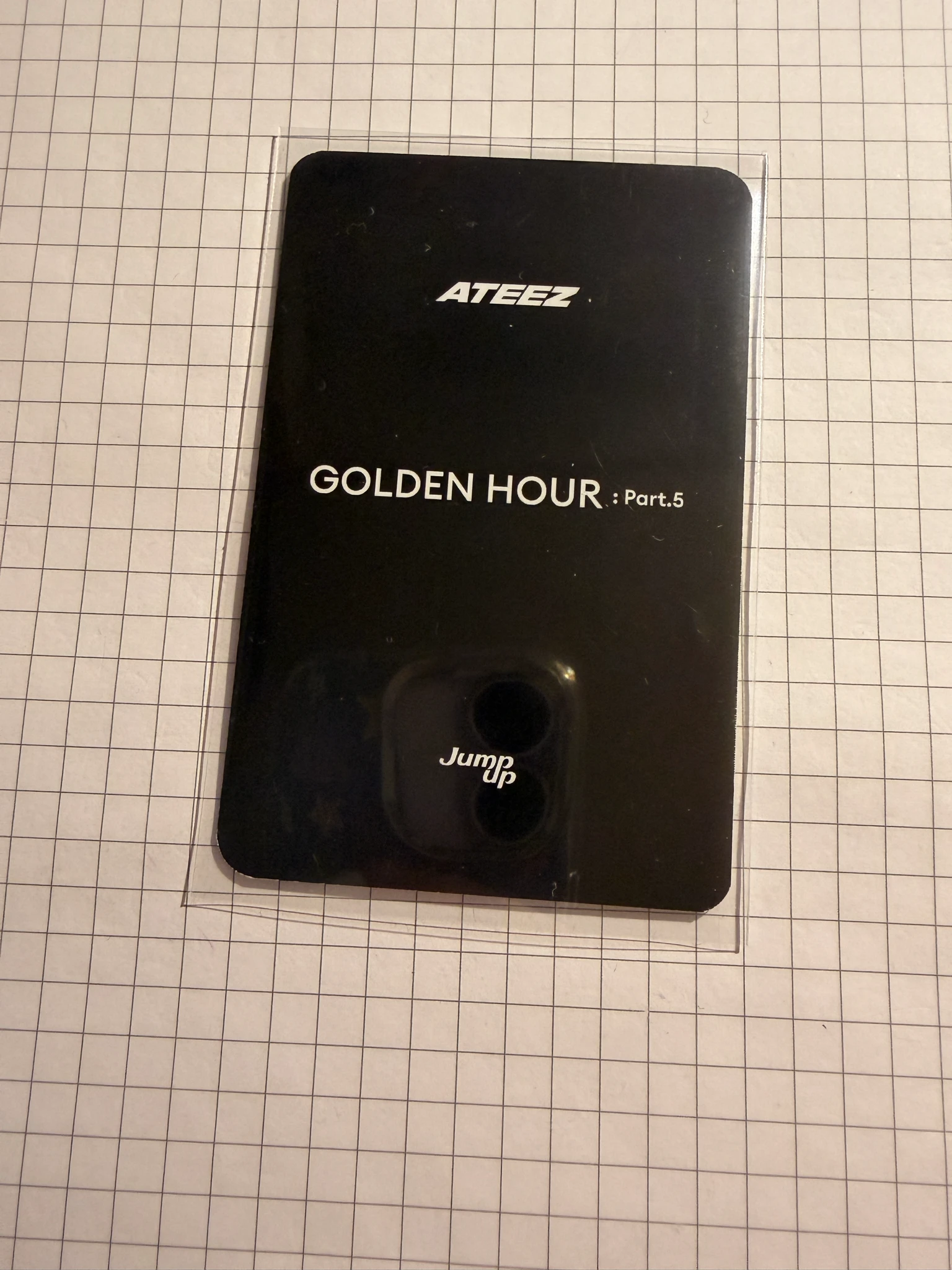 ATEEZ San ATEEZ - San - GOLDEN HOUR : Part.5 Album jump up lucky draw (LD) lenticular version 2 listing photo 3