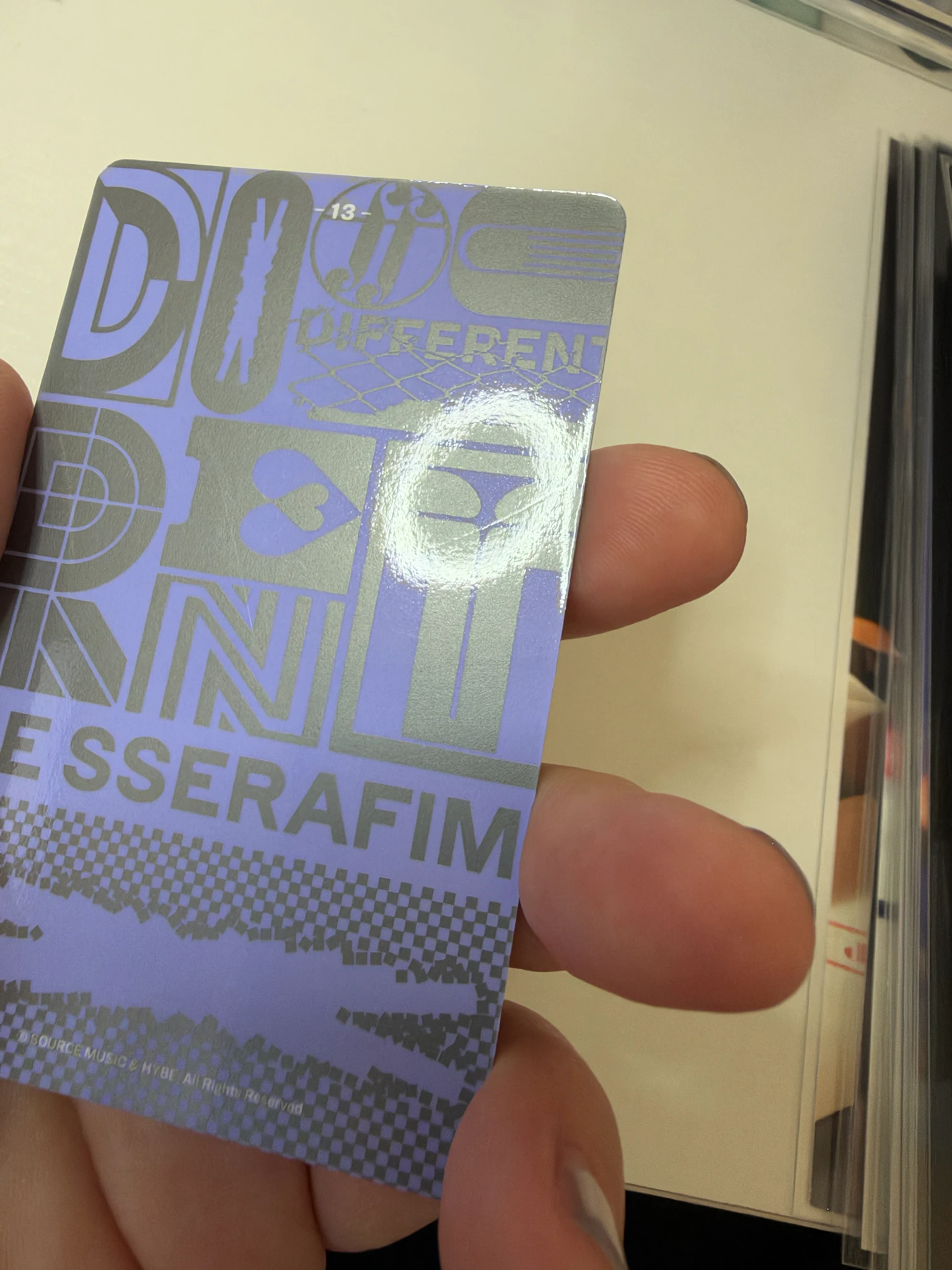 LE SSERAFIM Huh Yunjin LE SSERAFIM - Huh Yunjin - DIFFERENT Album trading card 3/30 listing photo 3