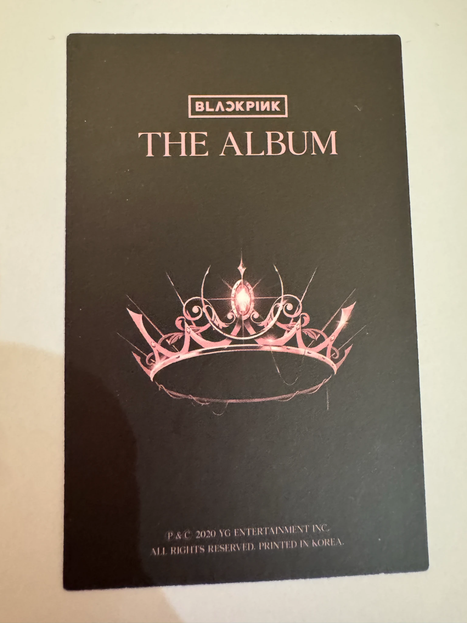 BLACKPINK Jisoo BLACKPINK-Jisoo-Album-THE ALBUM listing photo 3