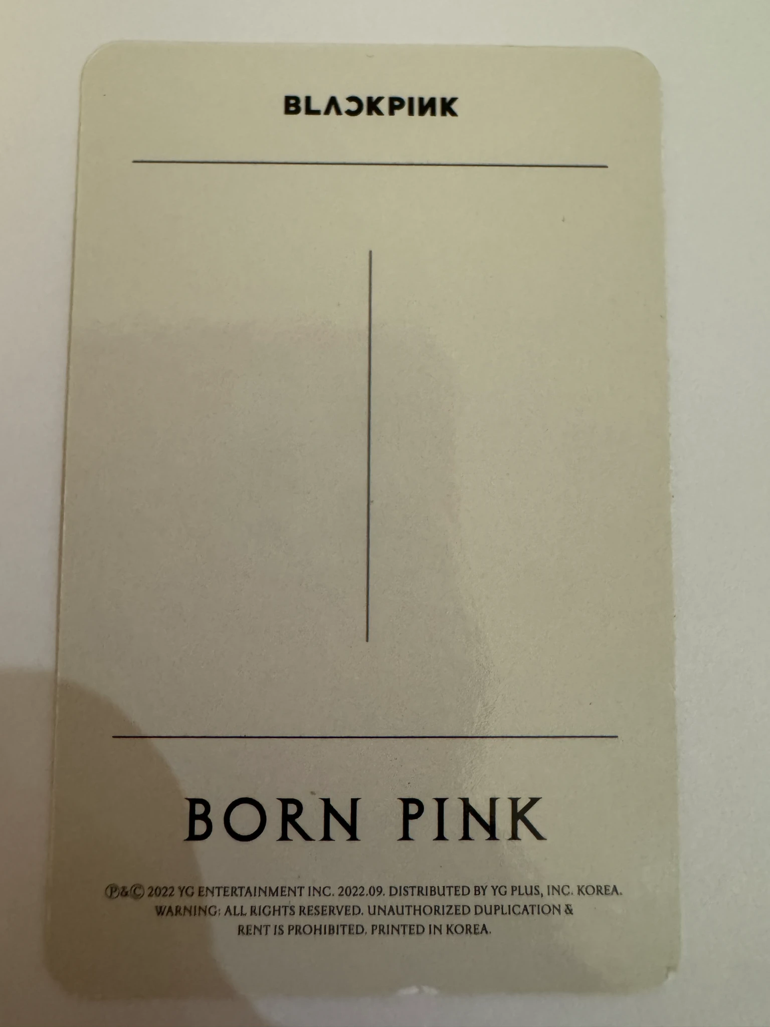 BLACKPINK Jisoo BLACKPINK-Jisoo-Album-BORN PINK listing photo 3