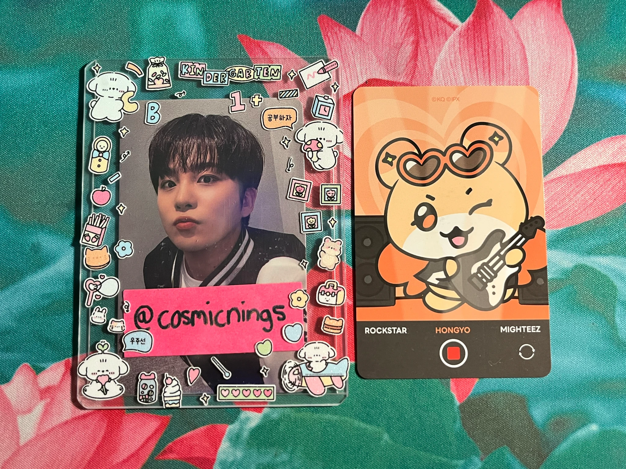 ATEEZ Hongjoong ATEEZ - Hongjoong - MIGHTEEZ Rock The Stage Other trading card pop-up version 2 listing photo 3