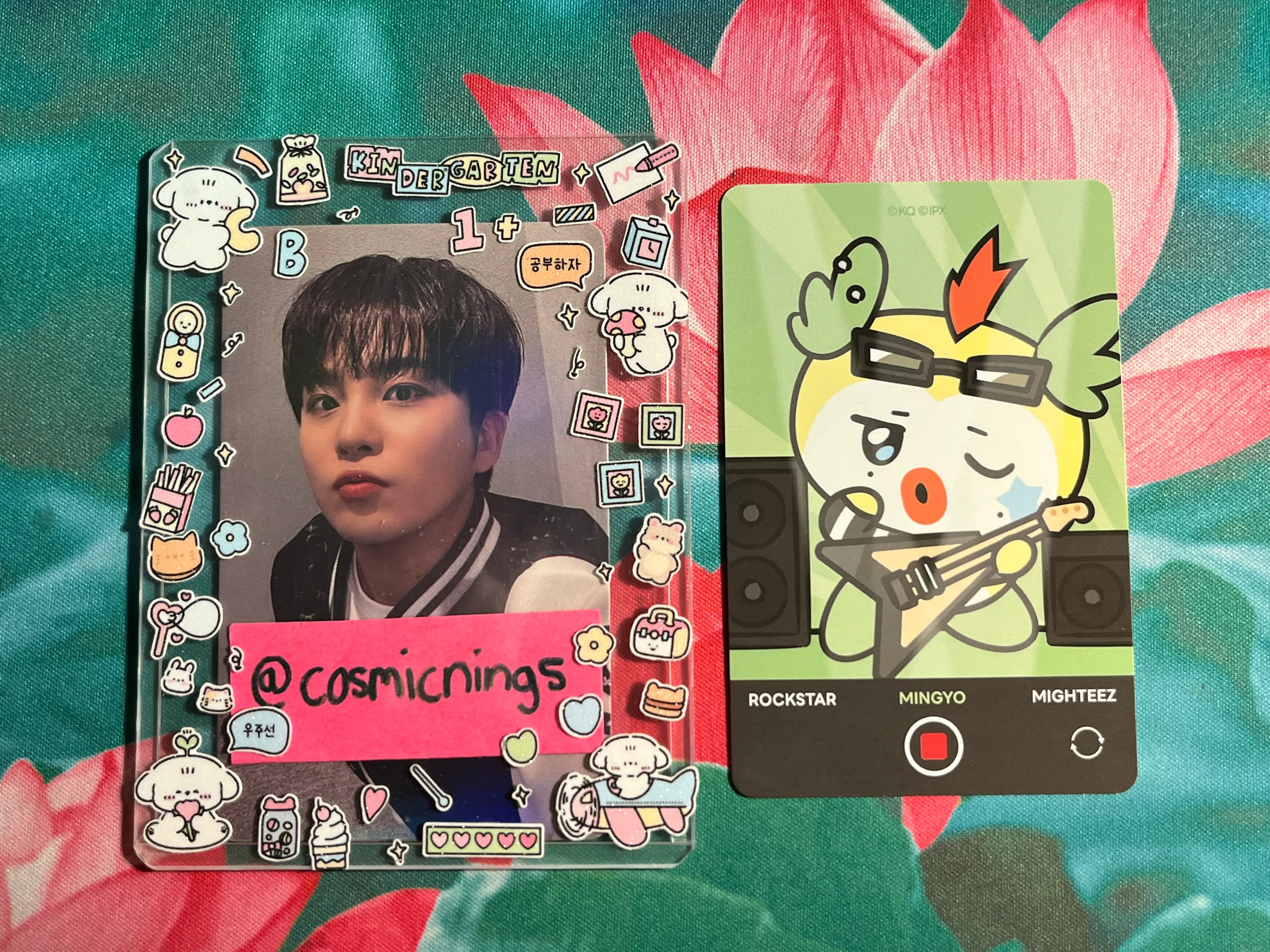 ATEEZ Mingi ATEEZ - Mingi - MIGHTEEZ Rock The Stage Other trading card pop-up version 2 listing photo 3