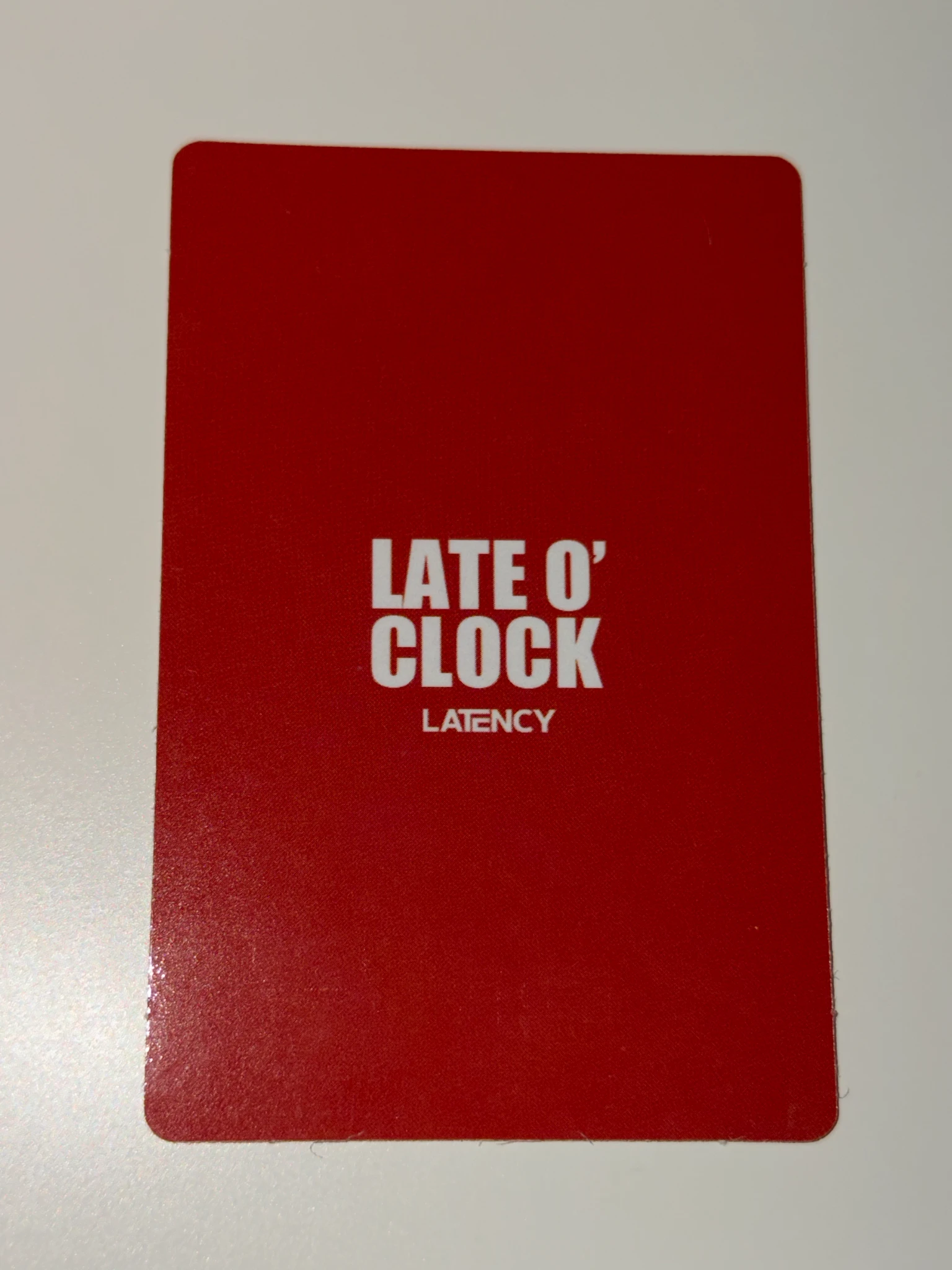 Latency Haeun Latency - Haeun - LATE O’ CLOCK Album album photocard postcard version listing photo 3