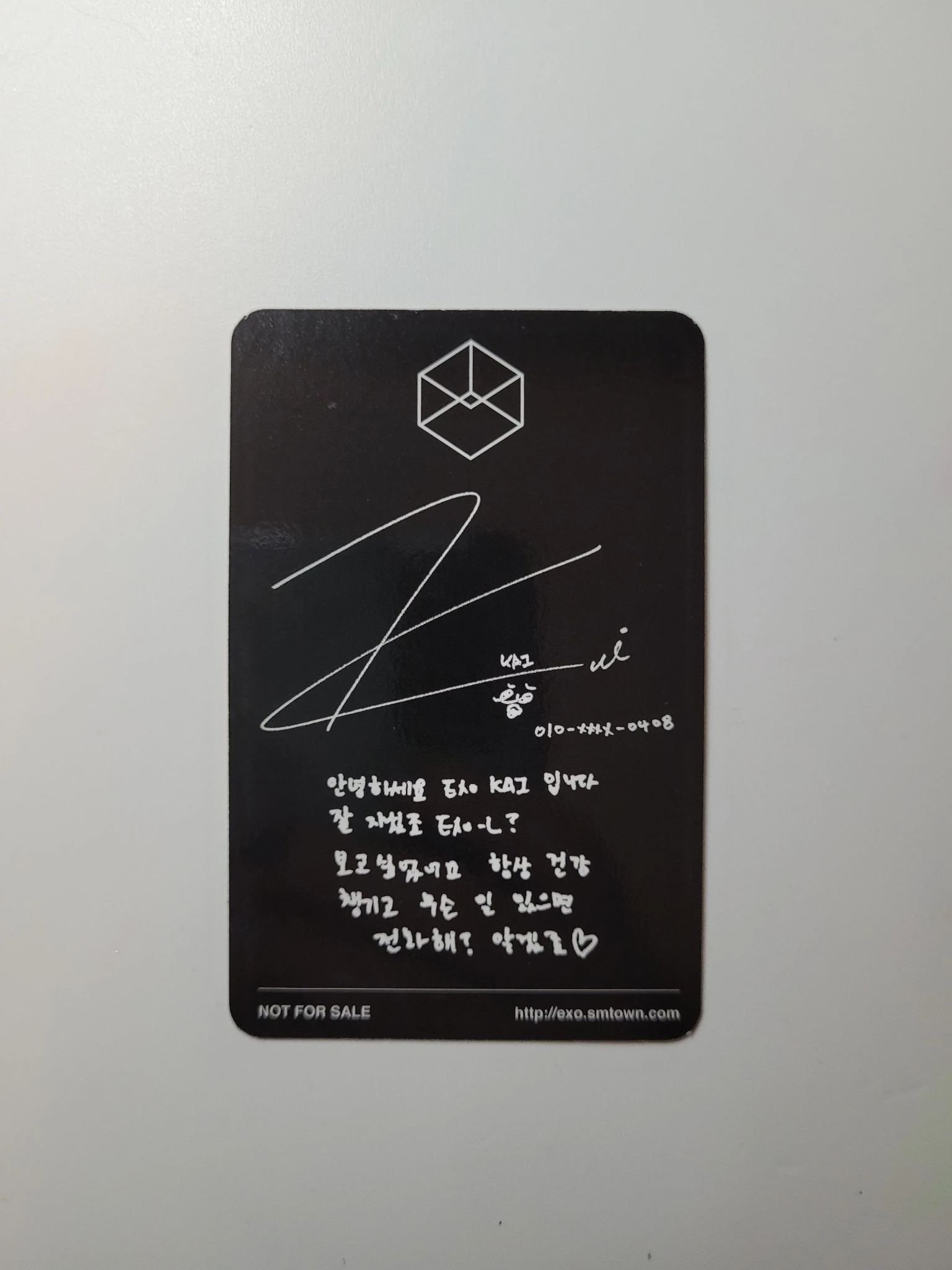 EXO Kai EXO - Kai - EXODUS Album EXODUS album photocard Chinese Ver. korean album listing photo 3