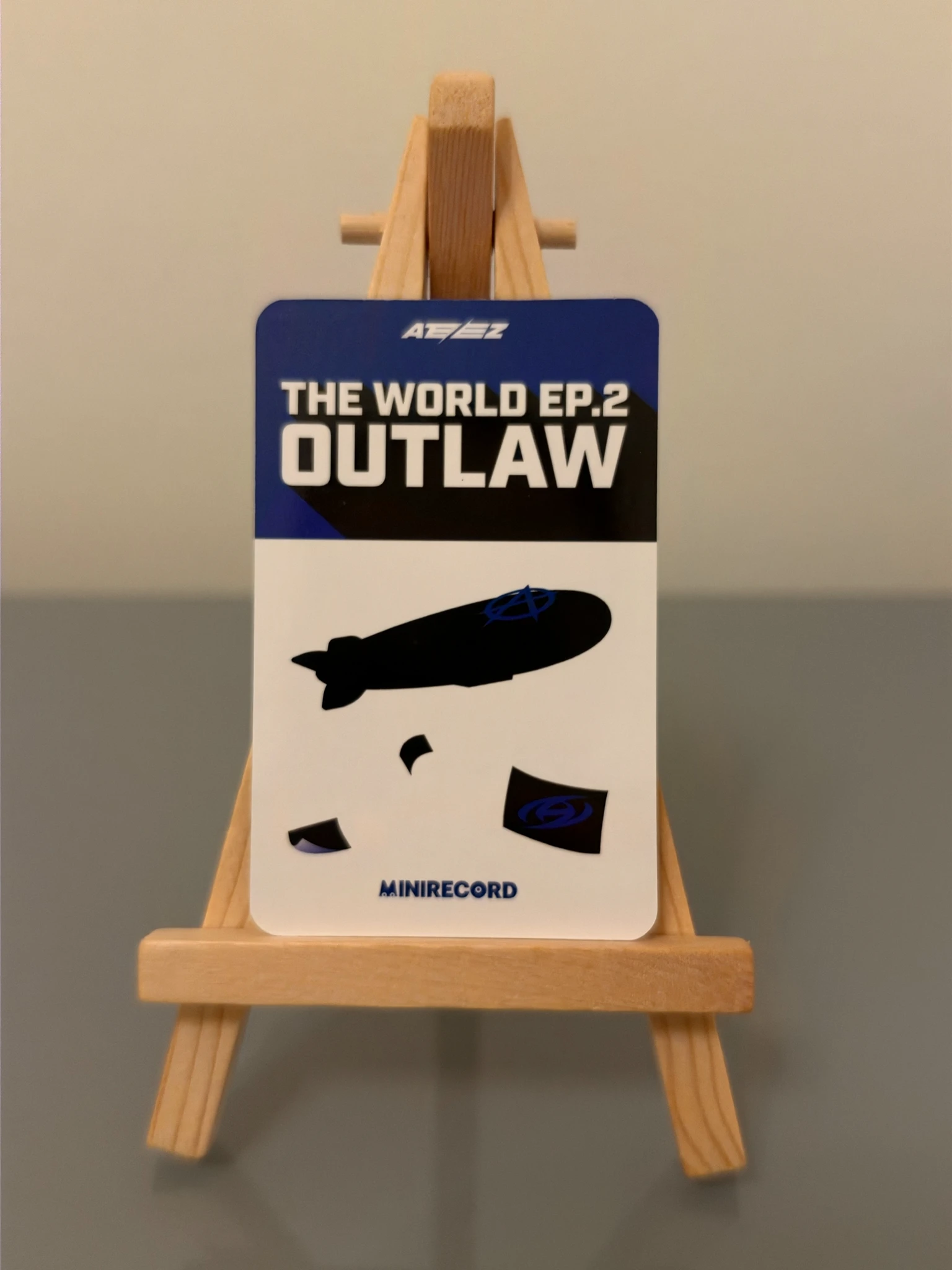 ATEEZ Mingi ATEEZ - Mingi - THE WORLD EP.2 : OUTLAW Album minirecord shop round 5 lucky draw clear photocard listing photo 3