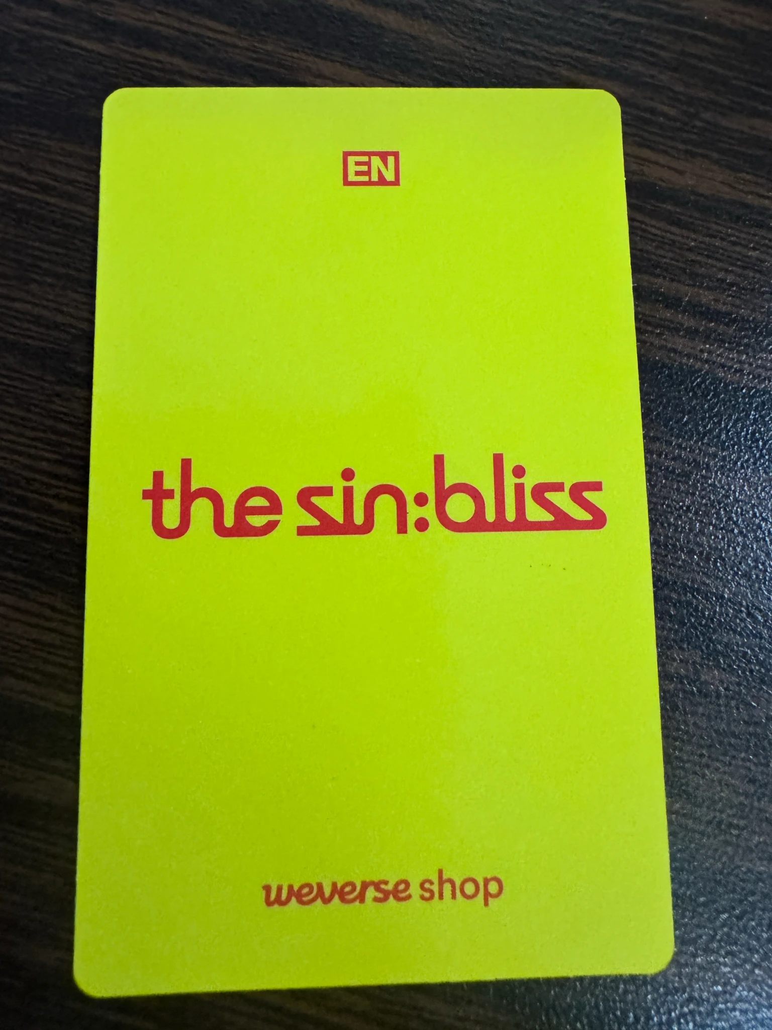 ENHYPEN Sunoo ENHYPEN - Sunoo - THE SIN: BLISS Album musinsa purchase benefit listing photo 3