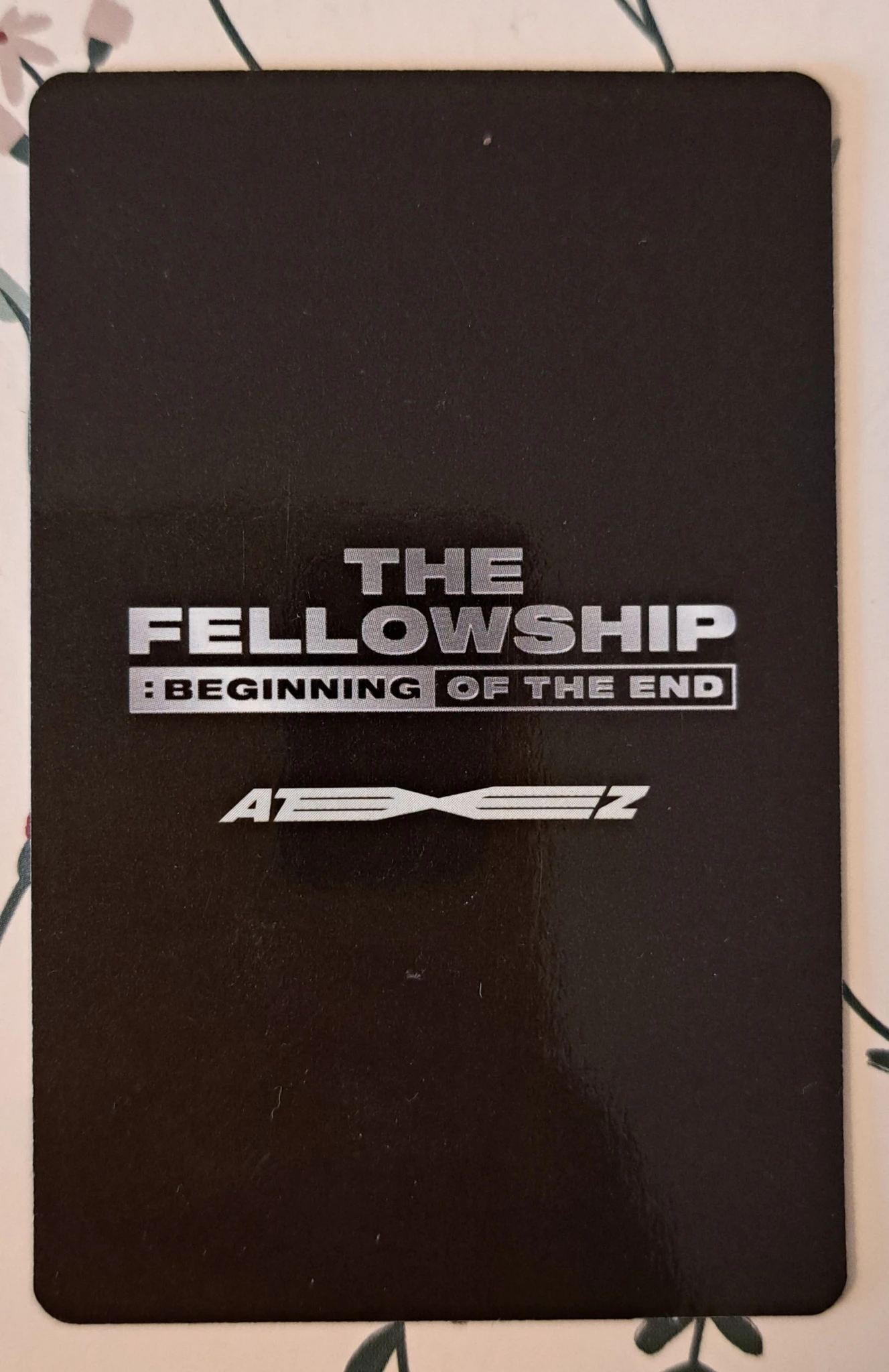 ATEEZ Yeosang ATEEZ - Yeosang - The Fellowship: Beginning of the End Event soundcheck photocard set listing photo 3