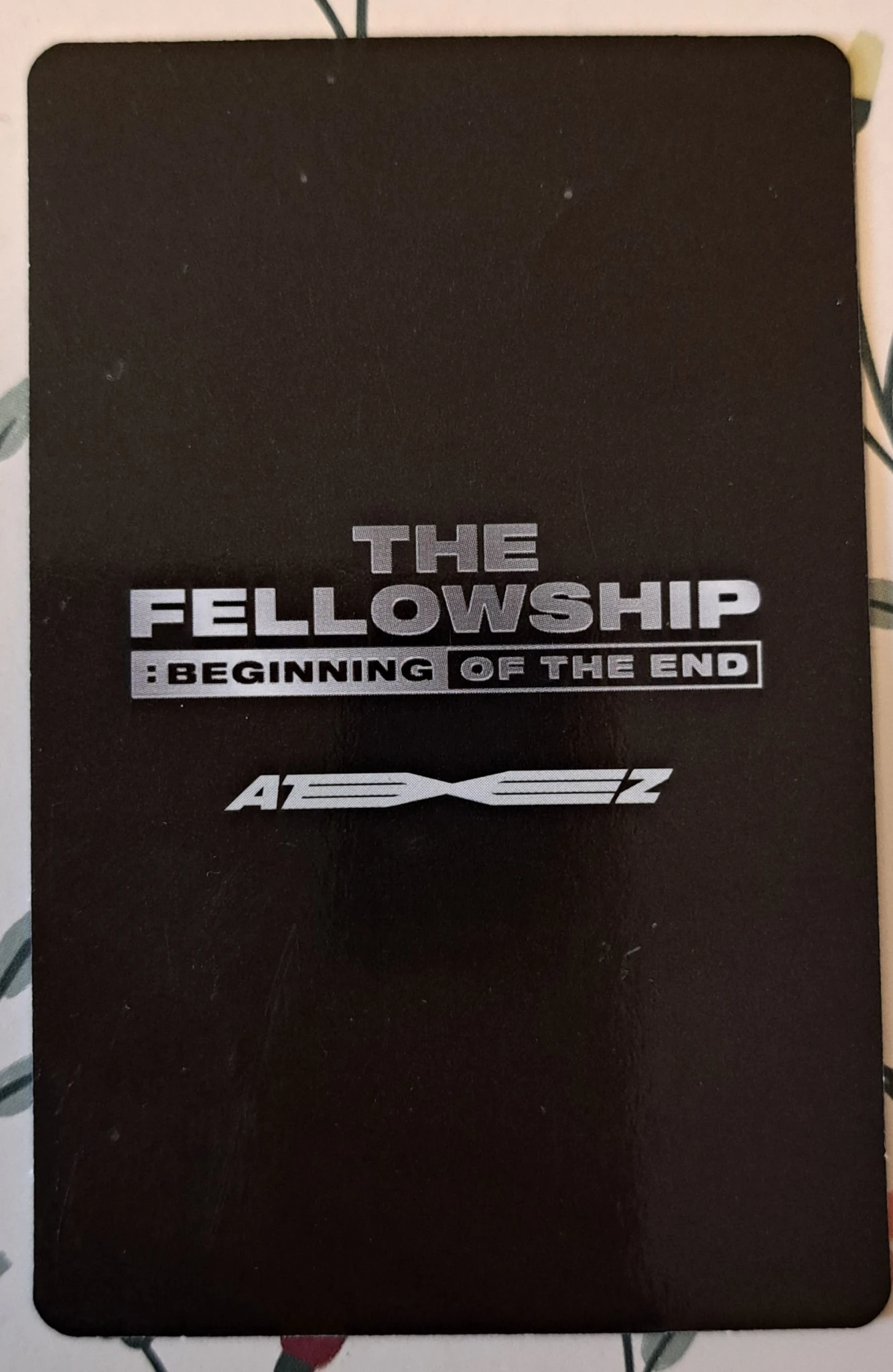 ATEEZ Jongho ATEEZ - Jongho - The Fellowship: Beginning of the End Event soundcheck photocard set listing photo 3