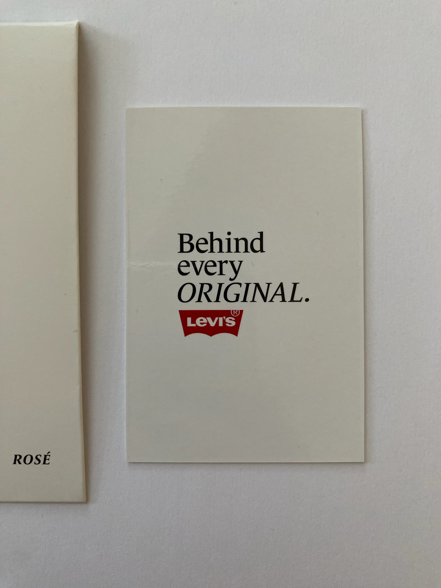 BLACKPINK Rosé BLACKPINK - Rosé - Rosé x Levi's "Behind Every Original" Other purchase benefit brand collaboration listing photo 3