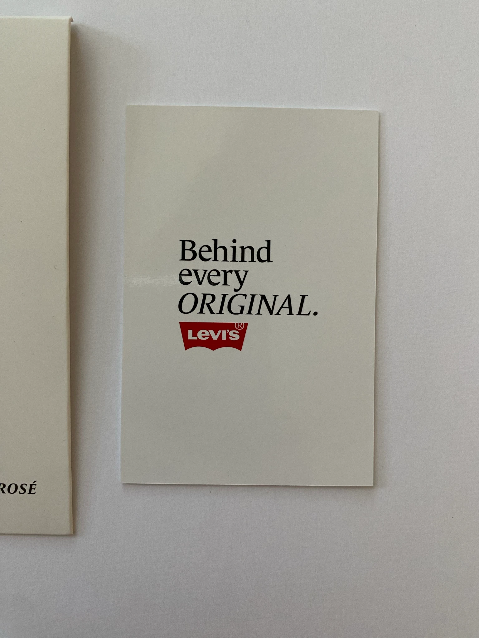 BLACKPINK Rosé BLACKPINK - Rosé - Rosé x Levi's "Behind Every Original" Other purchase benefit brand collaboration listing photo 3