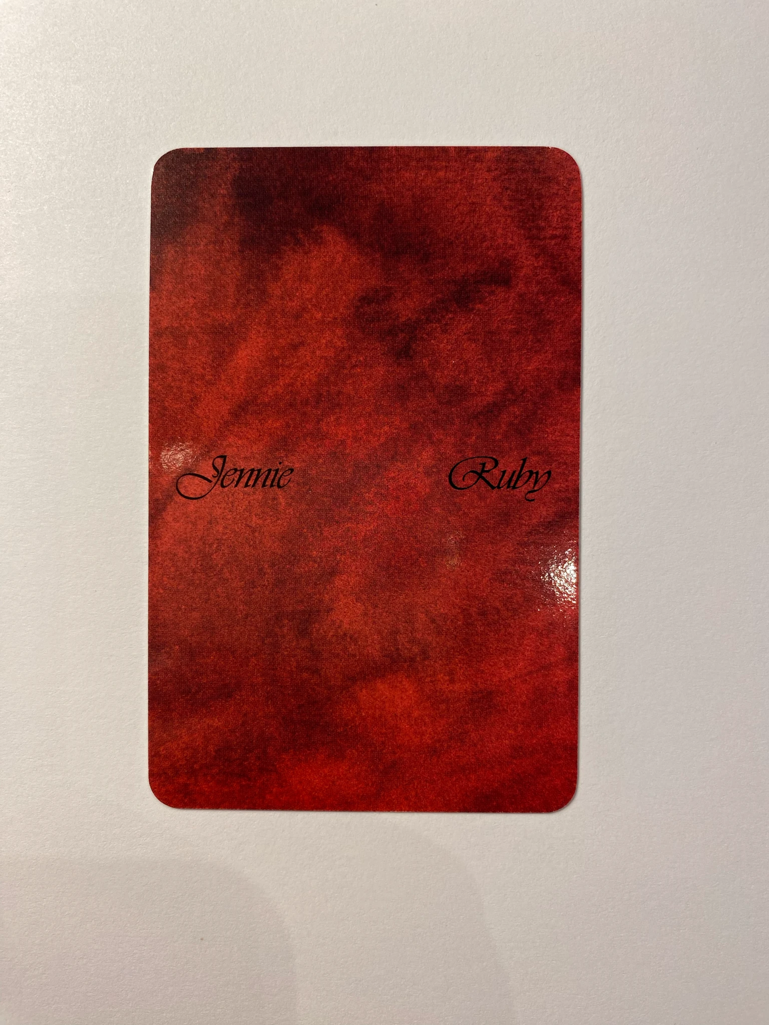BLACKPINK Jennie BLACKPINK - Jennie - Ruby (Jennie solo) Album everline lucky draw listing photo 3