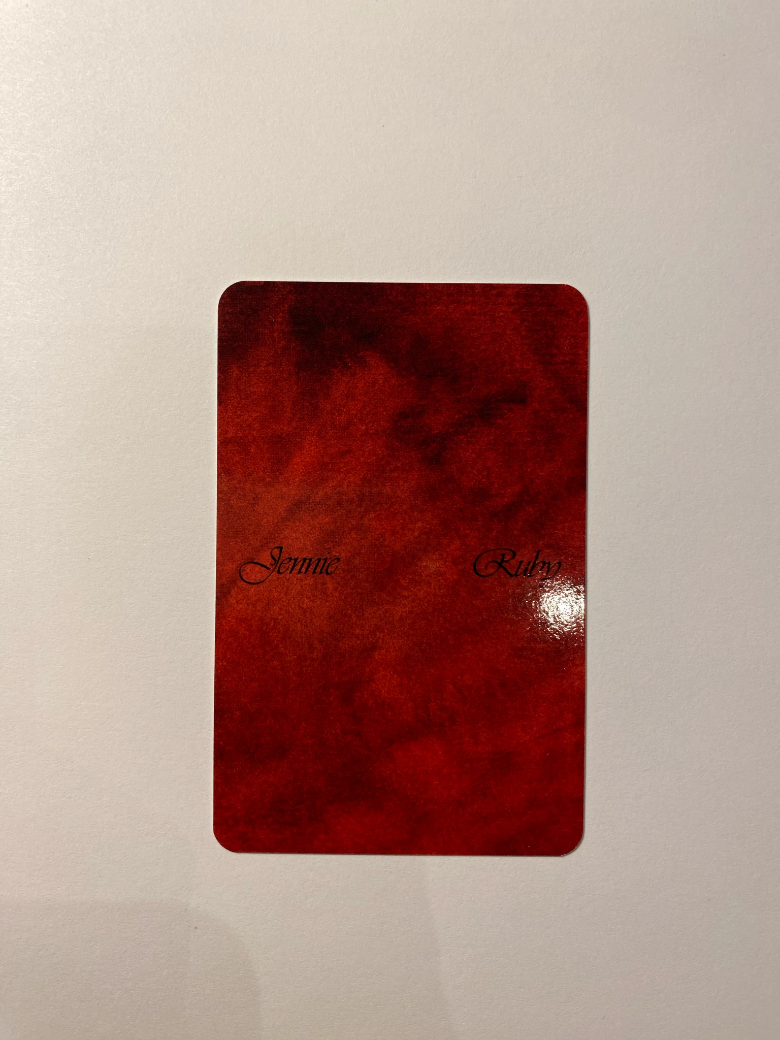 BLACKPINK Jennie BLACKPINK - Jennie - Ruby (Jennie solo) Album everline lucky draw listing photo 3