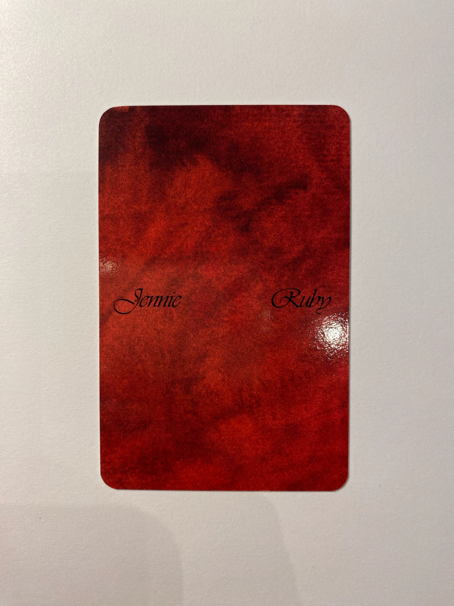 BLACKPINK Jennie BLACKPINK - Jennie - Ruby (Jennie solo) Album everline lucky draw listing photo 3