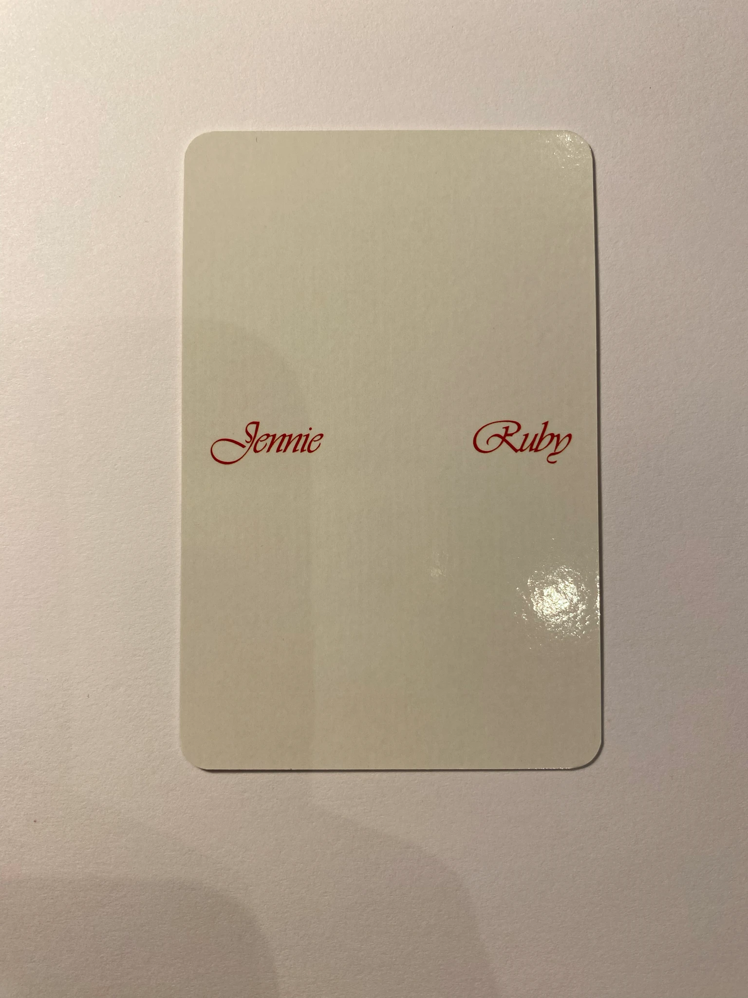 BLACKPINK Jennie BLACKPINK - Jennie - Ruby (Jennie solo) Album makestar lucky draw listing photo 3