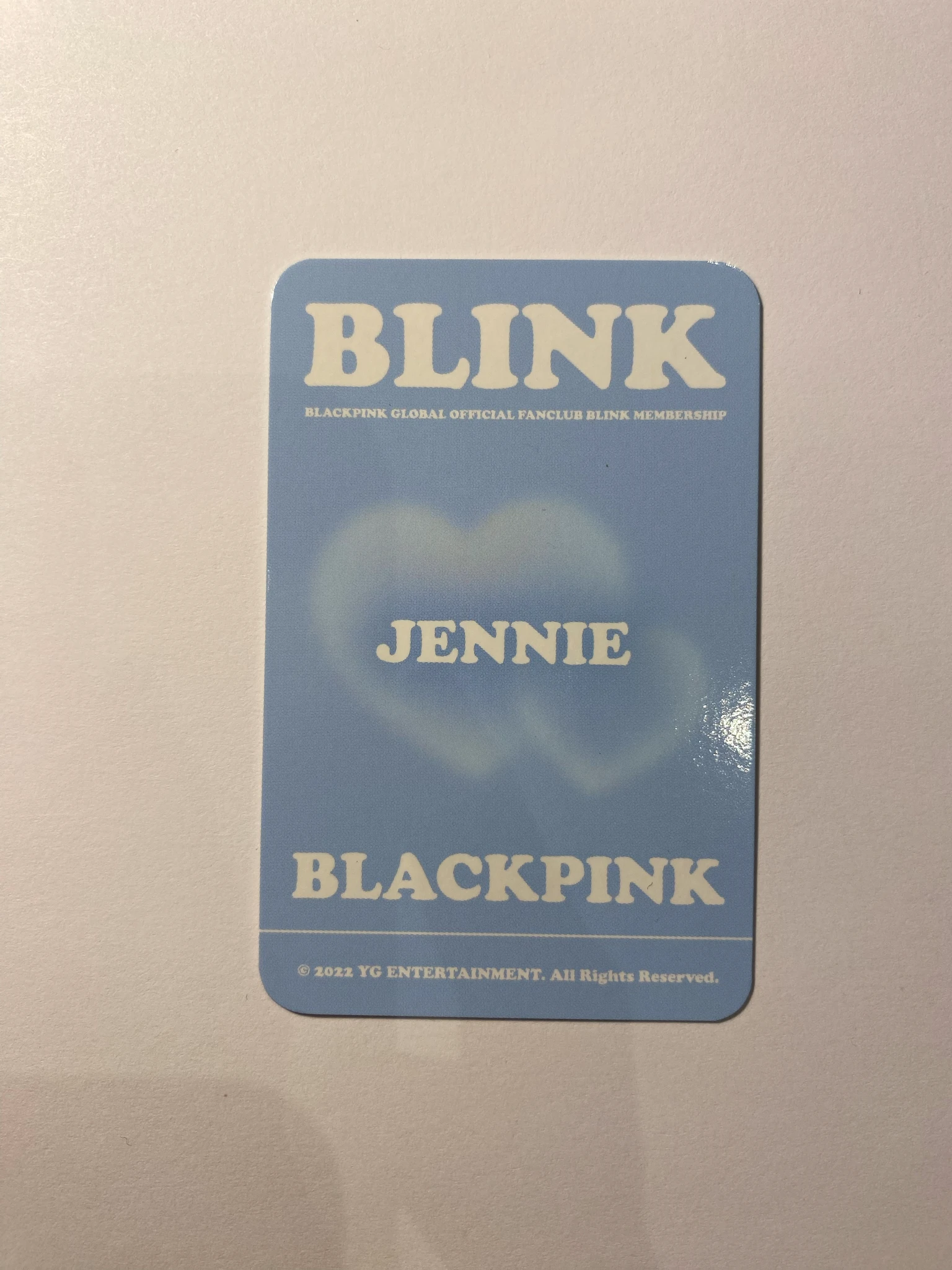 BLACKPINK Jennie BLACKPINK - Jennie - BLINK MEMBERSHIP Other premium kit membership listing photo 3