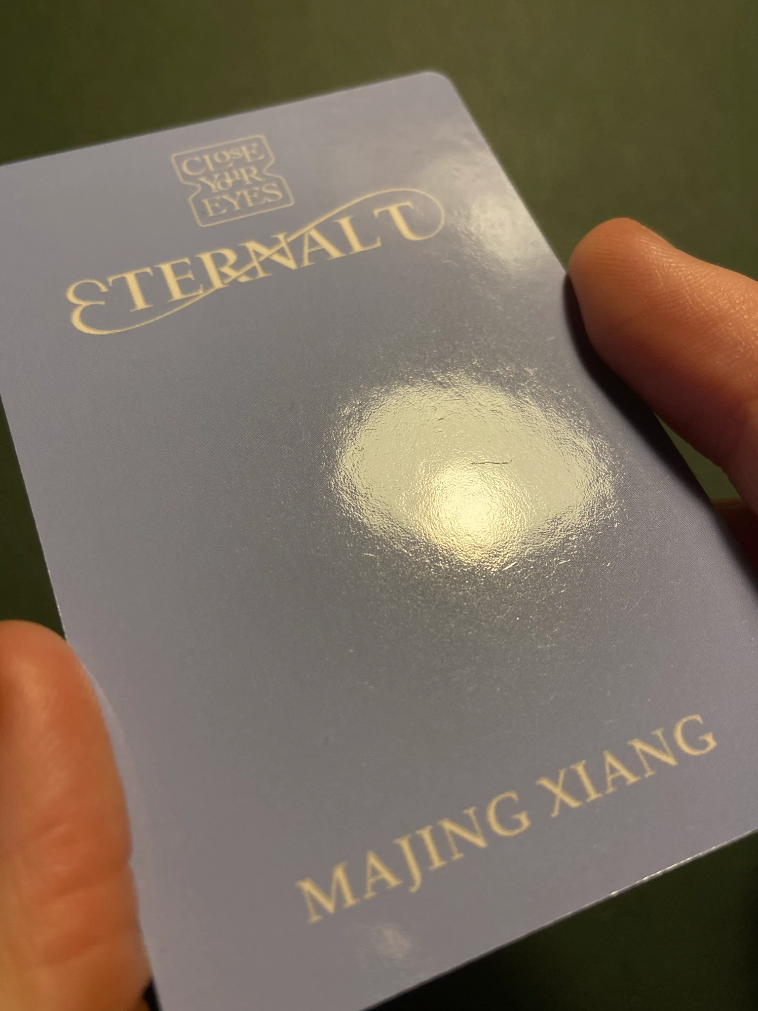 CLOSE YOUR EYES Ma Jingxiang CLOSE YOUR EYES - Ma Jingxiang - ETERNALT Album album photocard photobook version listing photo 3