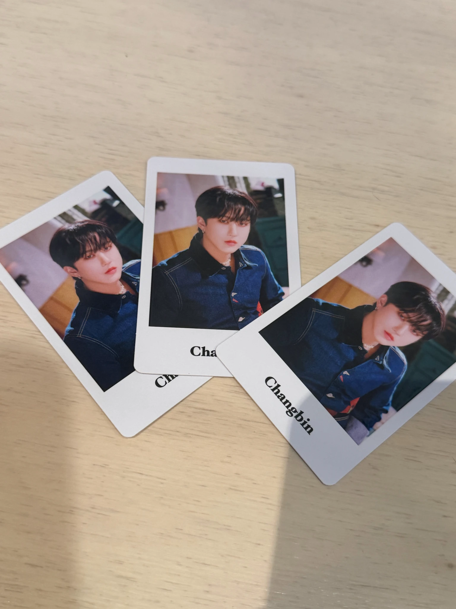 Stray Kids Changbin Stray Kids - Changbin - The Sound Album merch photocard polaroid item set A version pop-up white day shibuya109 listing photo 3