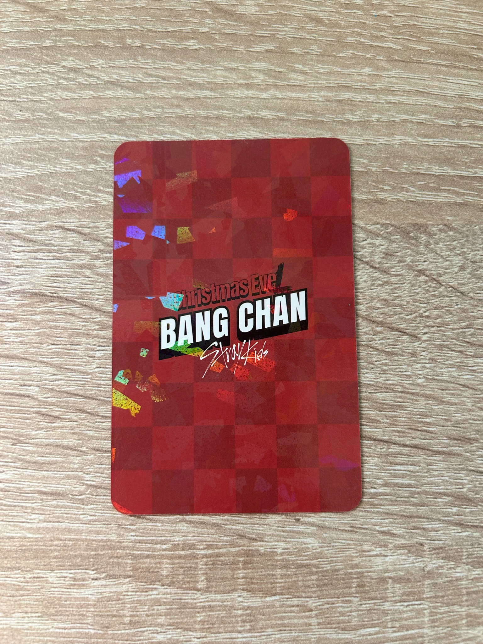Stray Kids Bang Chan Stray Kids - Bang Chan - Christmas EveL Album album photocard glitter ver. glitter listing photo 3