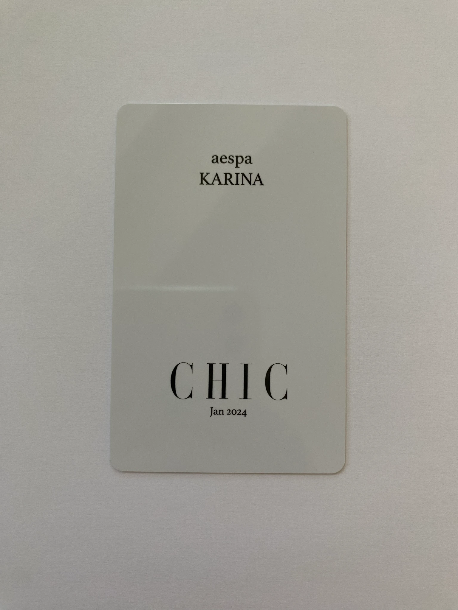 aespa Karina aespa - Karina - Karina X CHIC China Other brand collaboration round 2 magazine listing photo 3