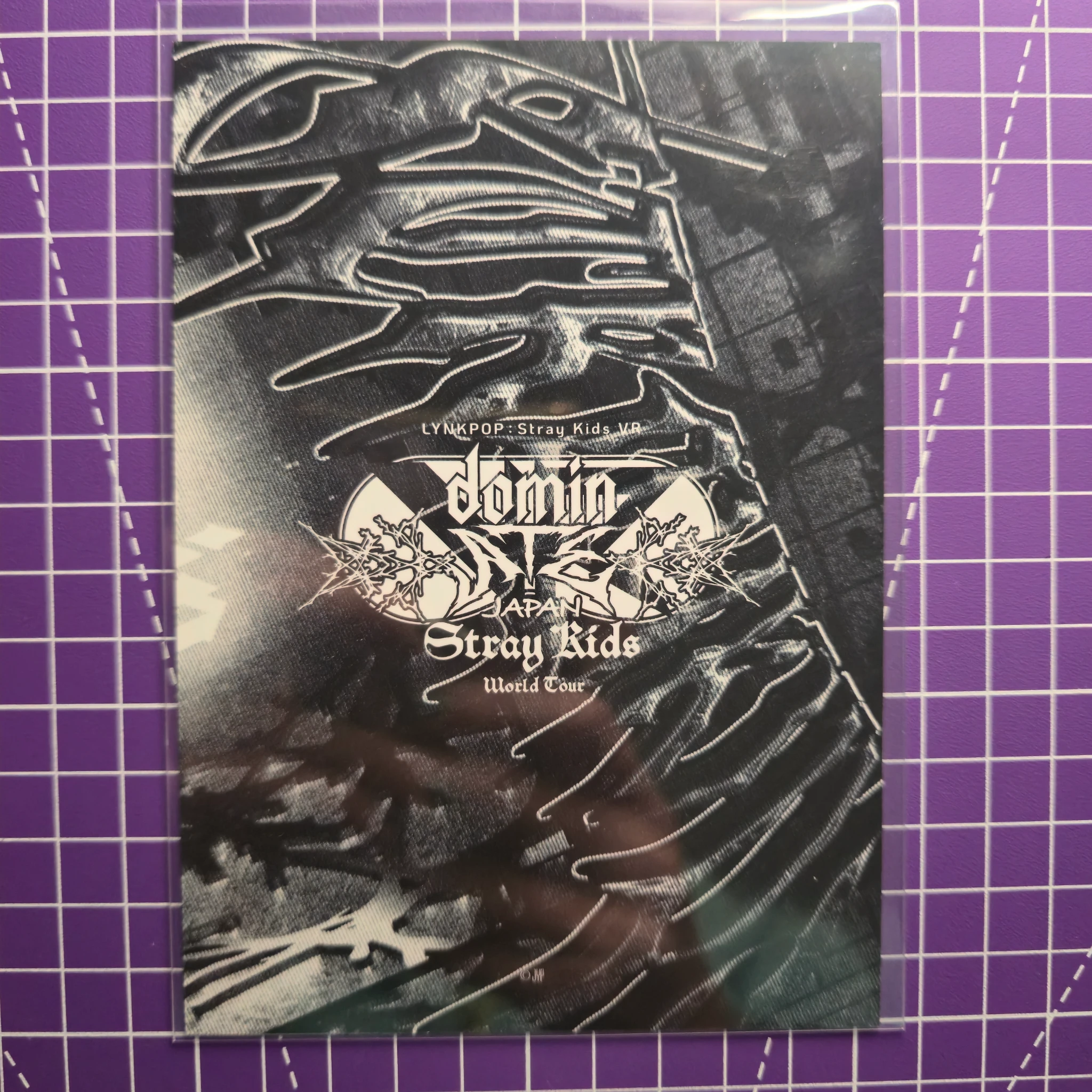 Stray Kids Bang Chan Stray Kids - Bang Chan - LYNKPOP : Stray Kids World Tour "dominATE JAPAN" VR" Event trading card merch listing photo 3