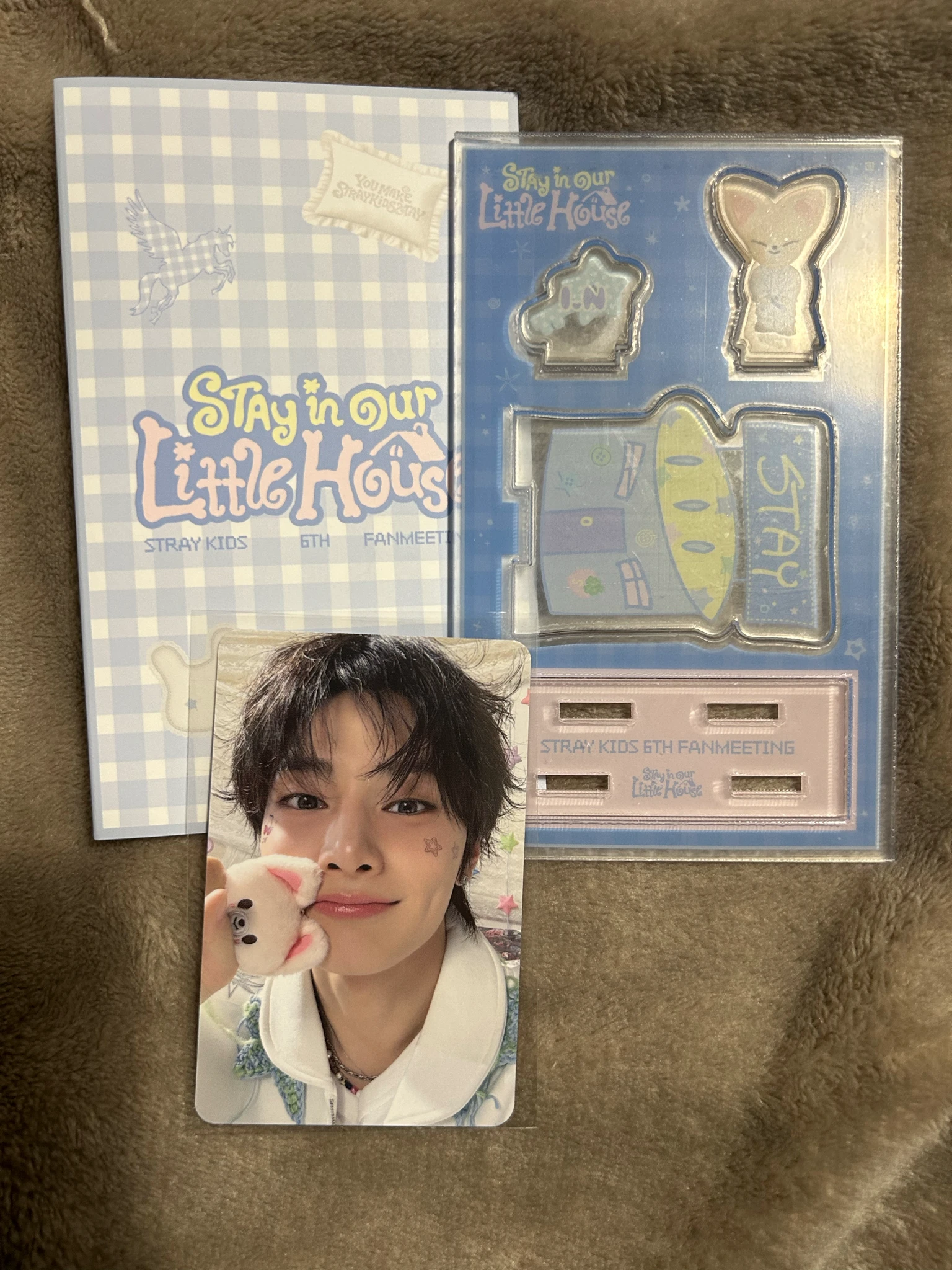 Stray Kids I.N Stray Kids - I.N - 6th Fanmeeting - STAY in Our Little House  Event merch photocard acrylic stand listing photo 3
