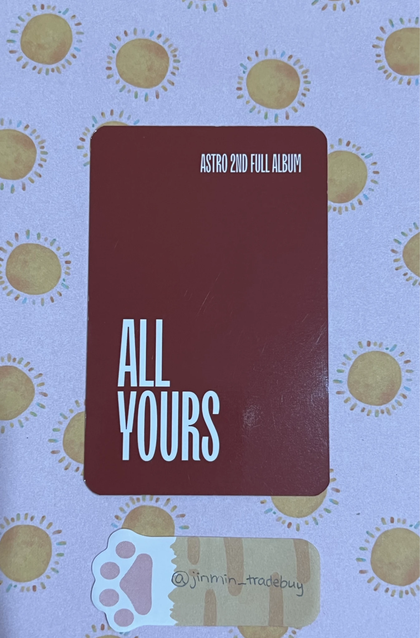 ASTRO Cha Eun-woo ASTRO - Cha Eunwoo - All Yours Album version 1 listing photo 3